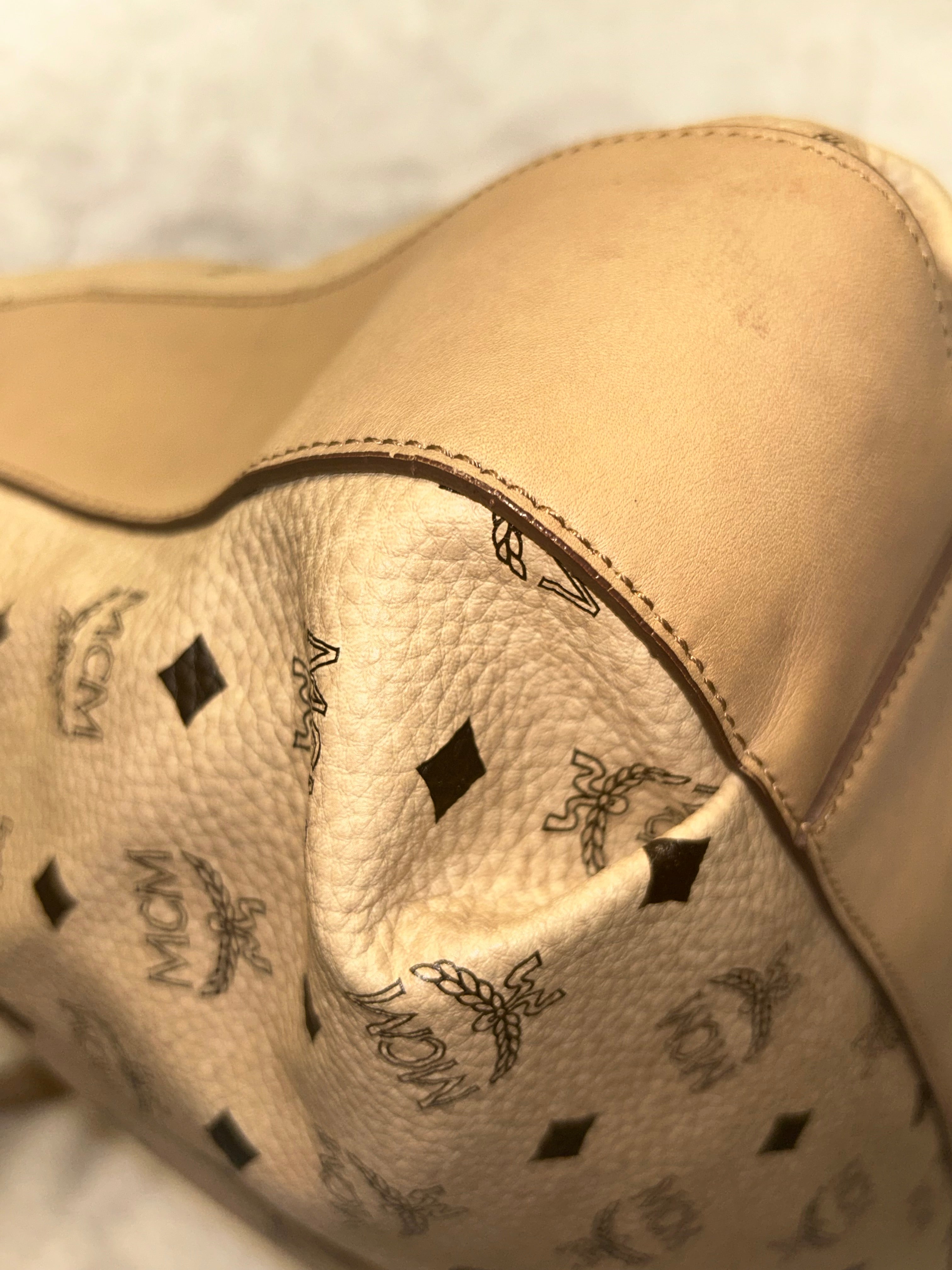 MCM Visetos Canvas Tote