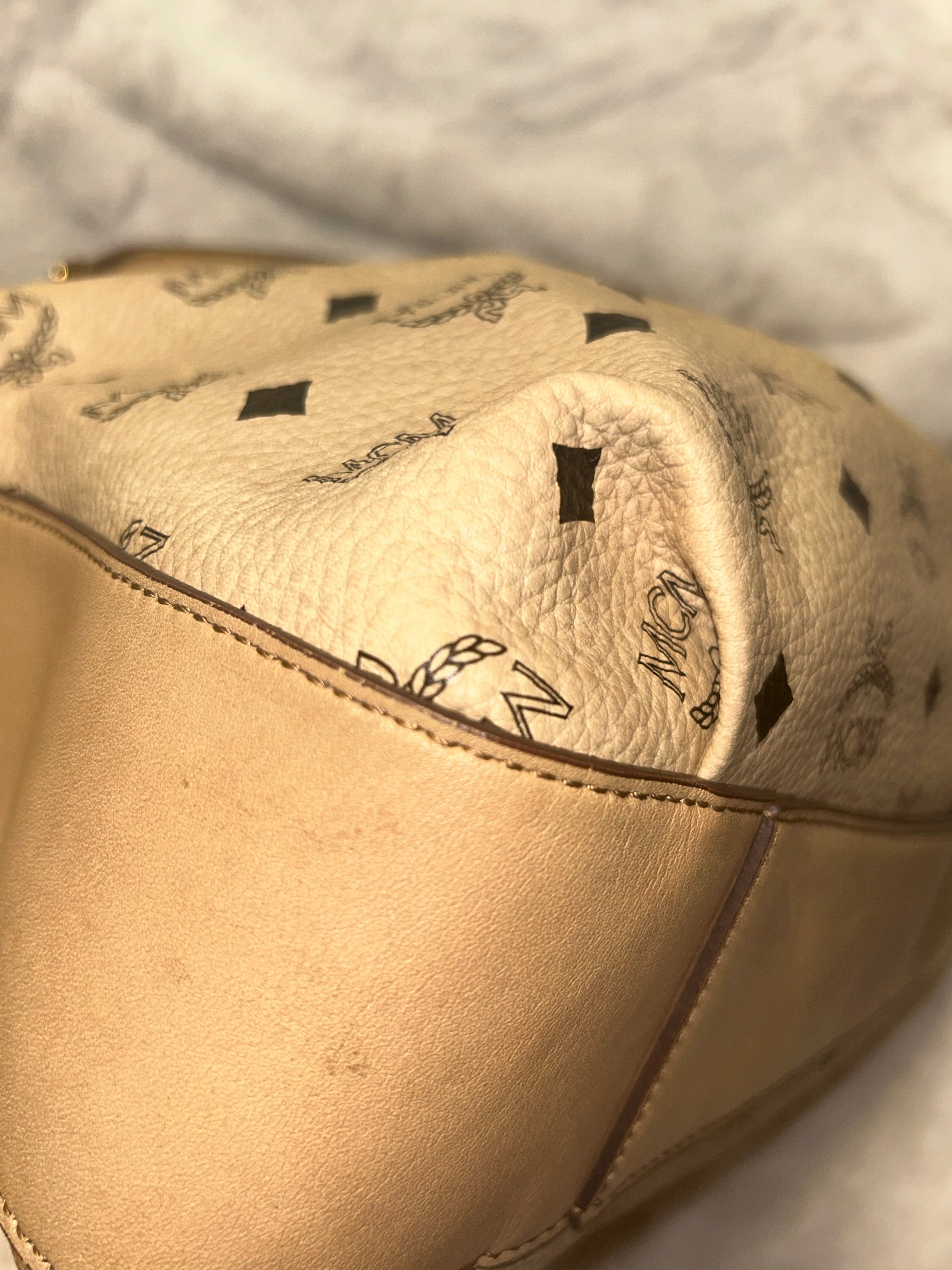 MCM Visetos Canvas Tote