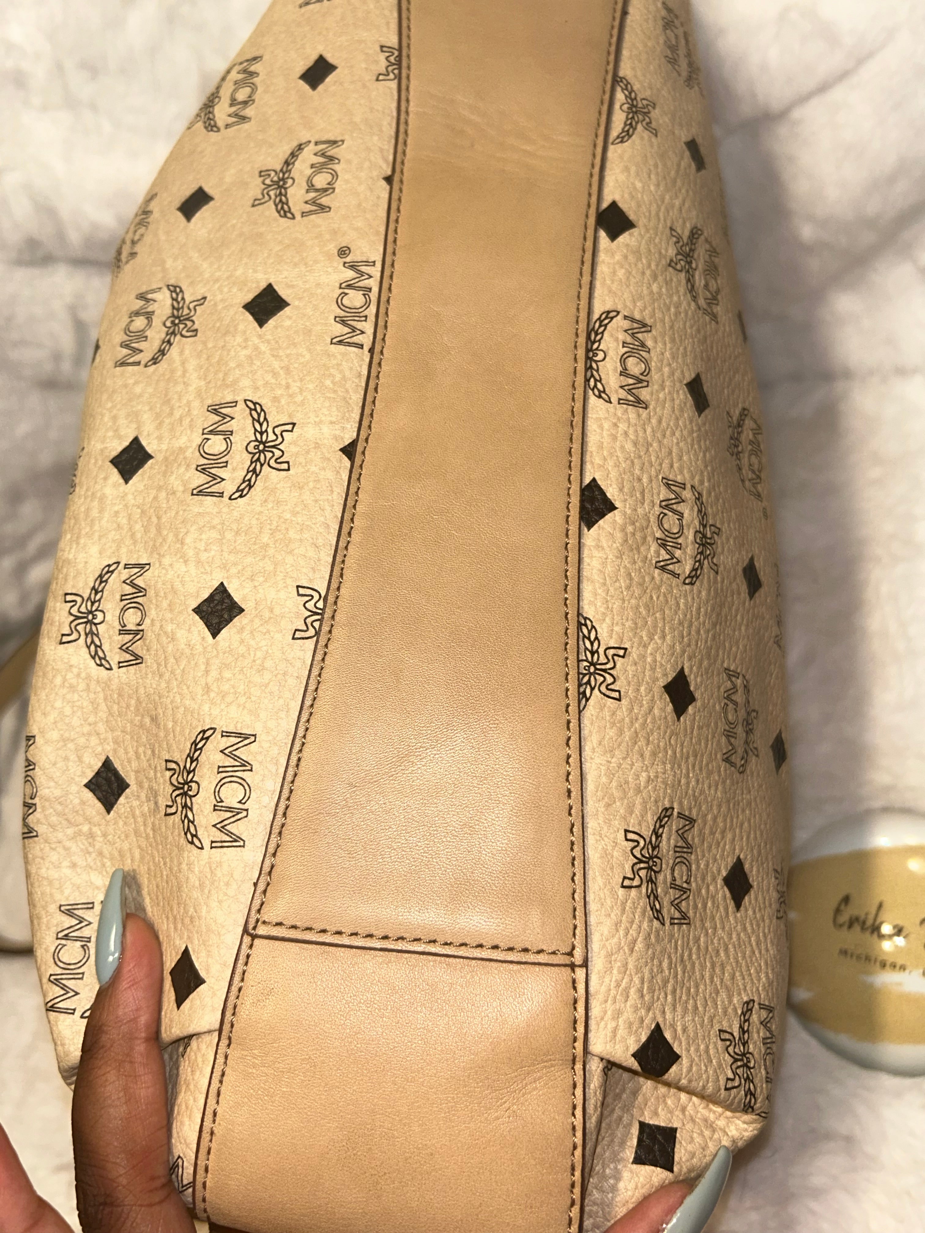MCM Visetos Canvas Tote