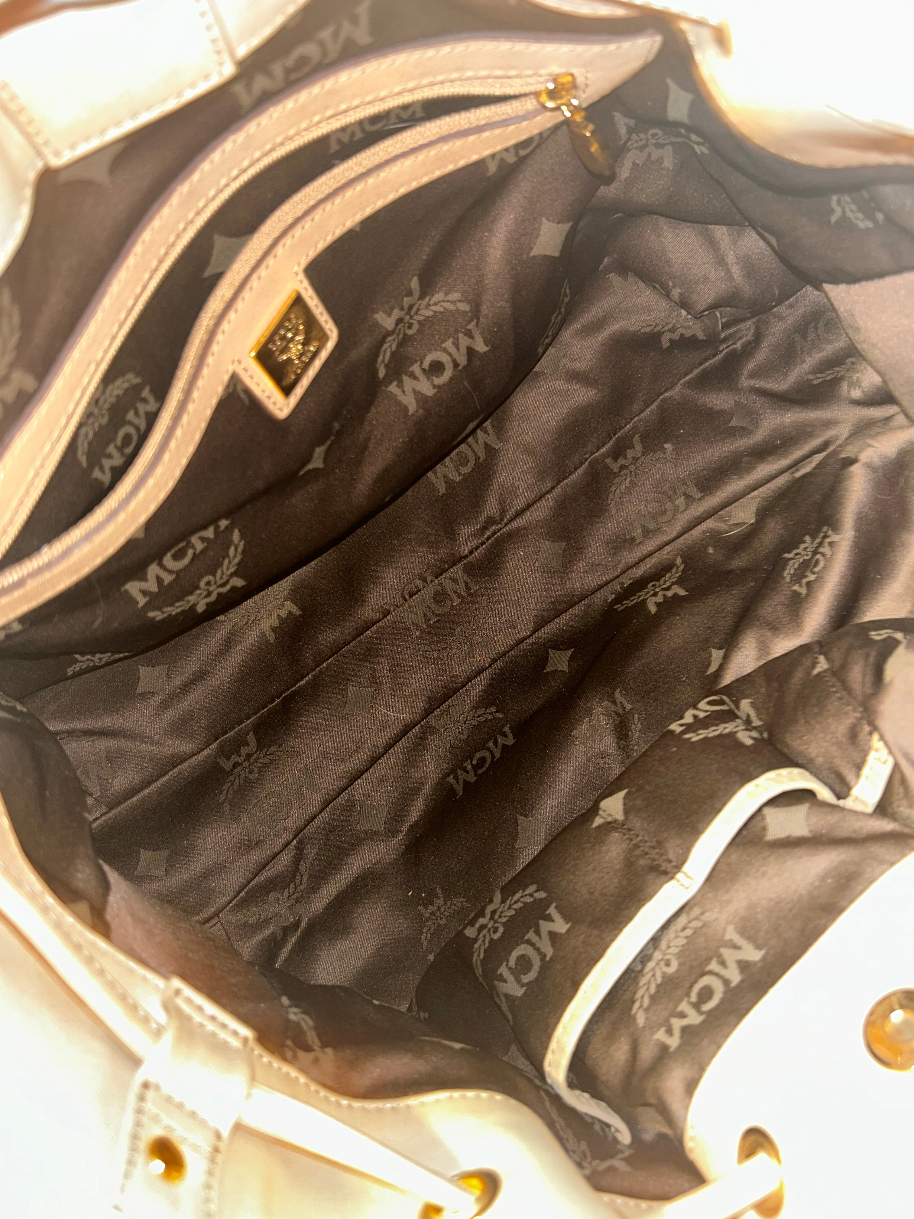 MCM Visetos Canvas Tote