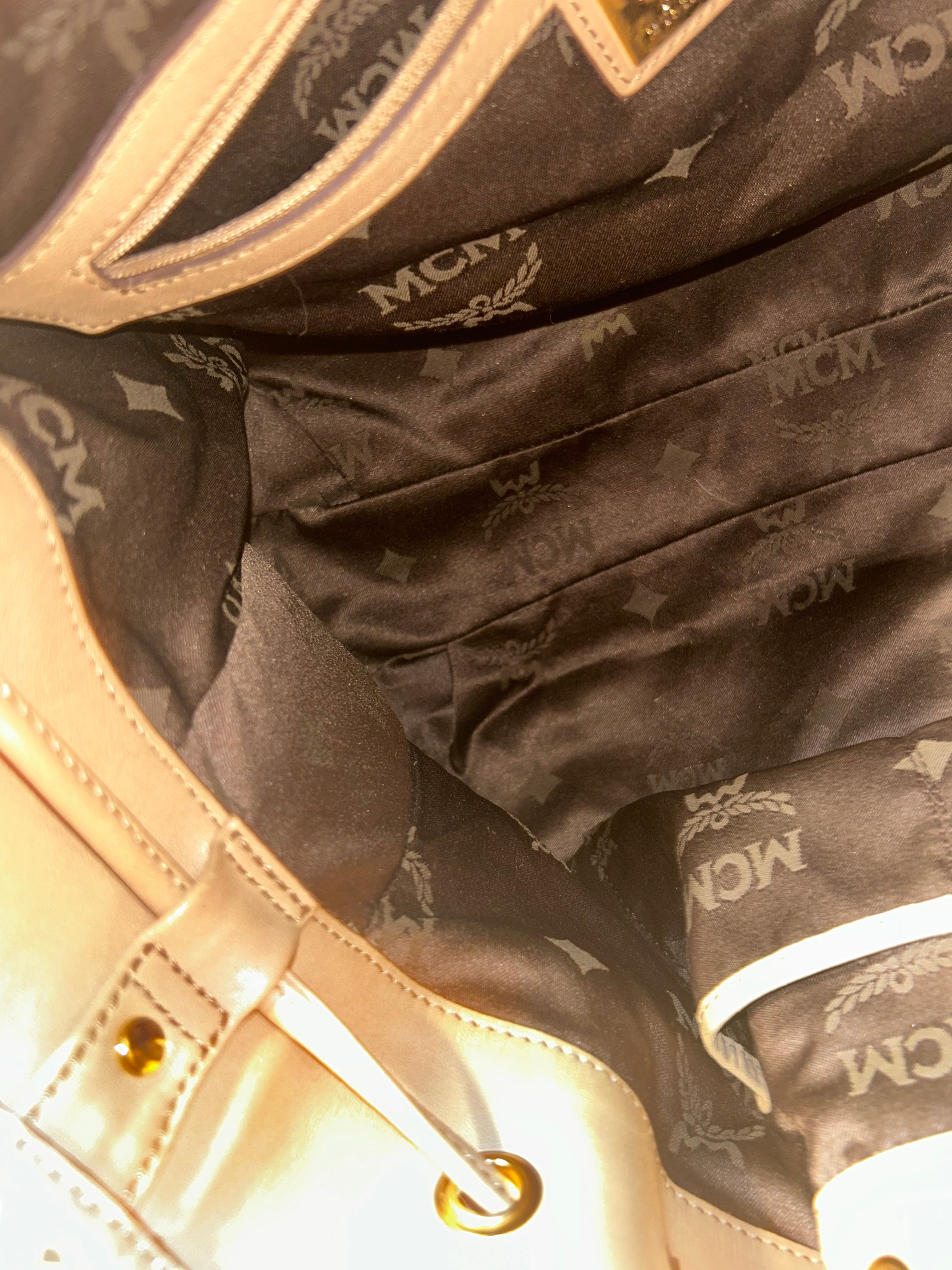 MCM Visetos Canvas Tote