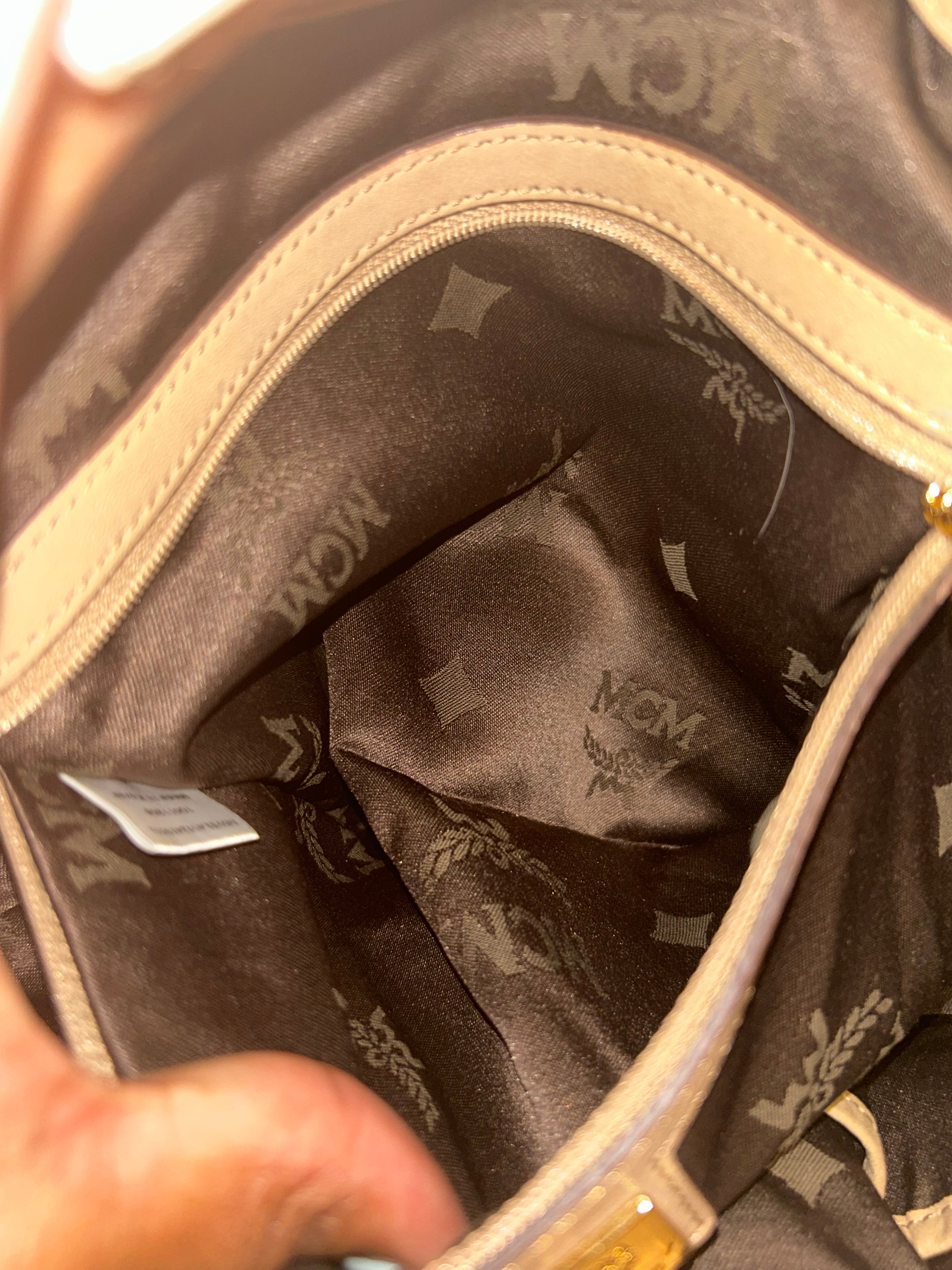 MCM Visetos Canvas Tote