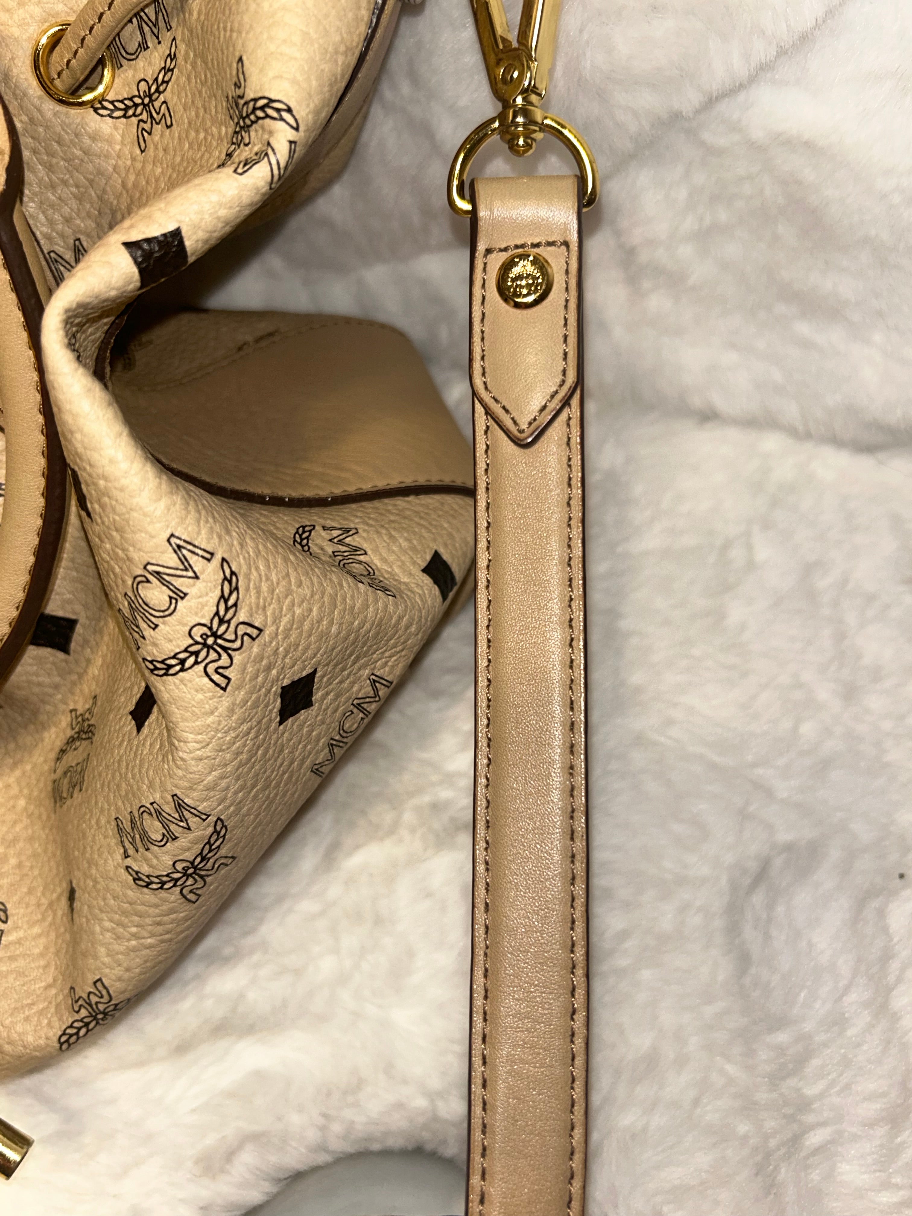 MCM Visetos Canvas Tote