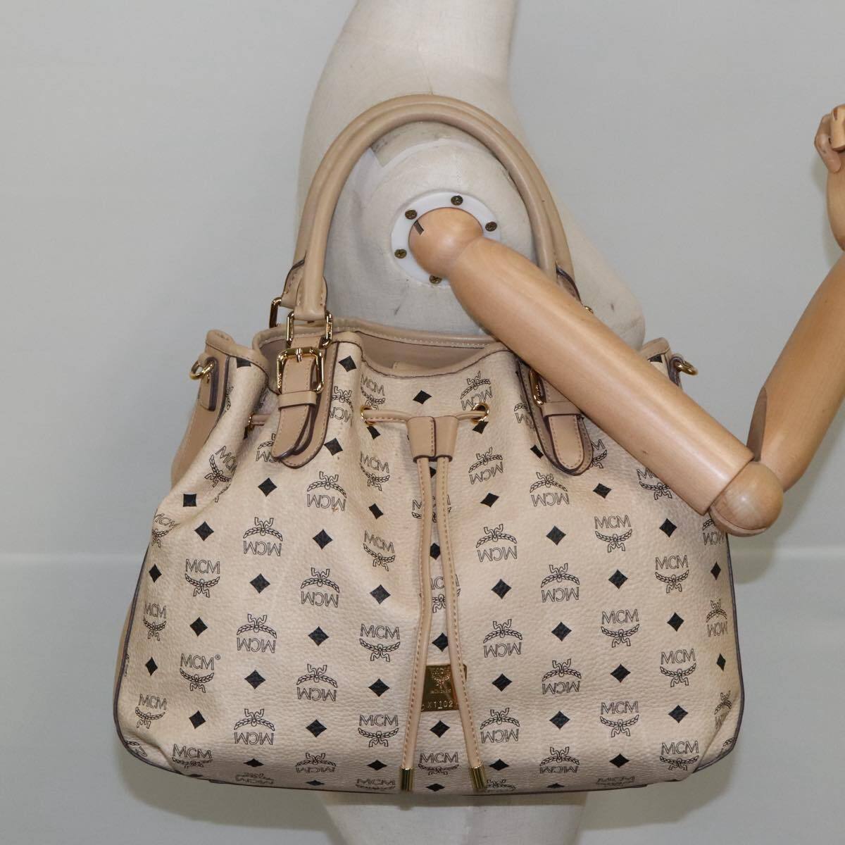 MCM Visetos Canvas Tote