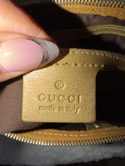 Gucci Crystal Coated GG Canvas Top Handle Bag