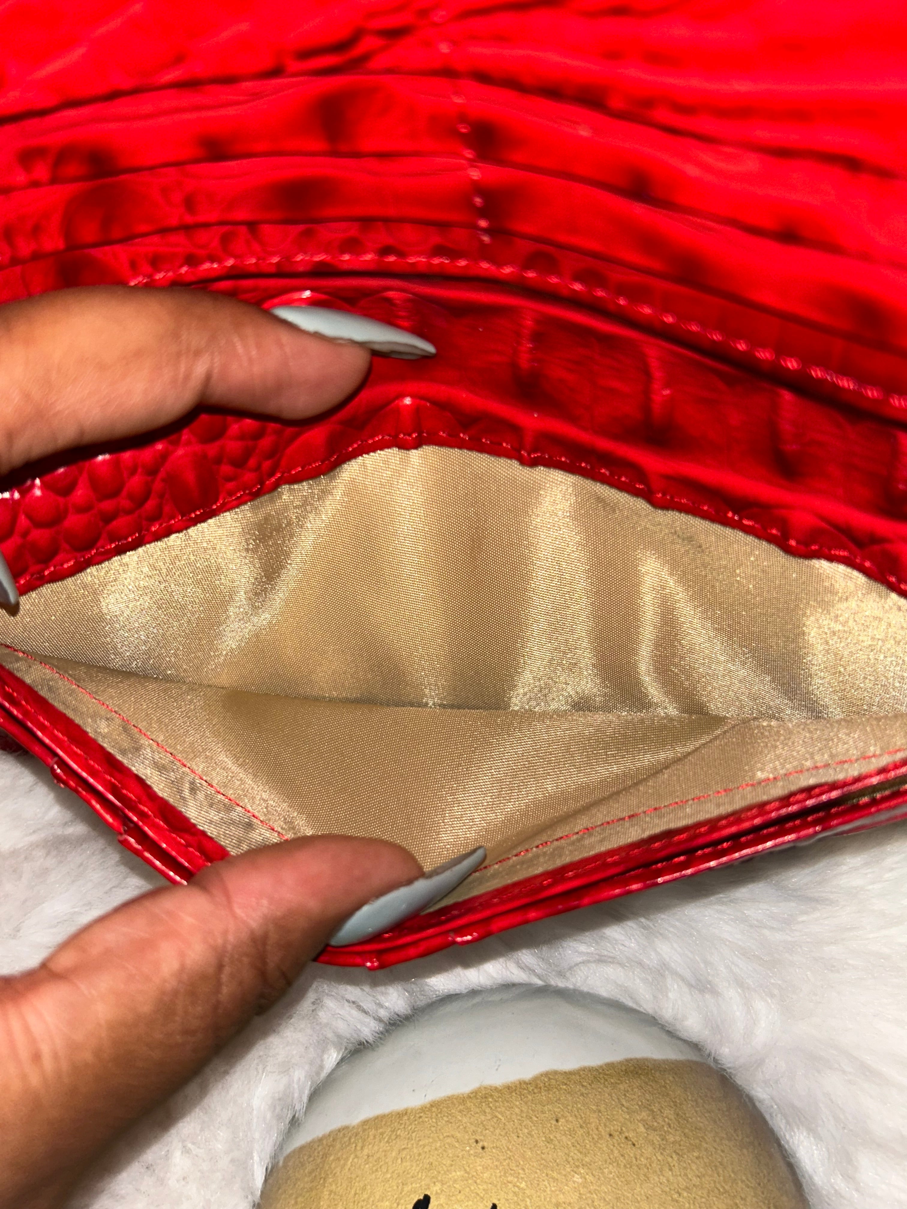 Brahmin Crocodile Embossed Leather Wallet