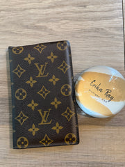 LV Vintage Monogram Checkbook