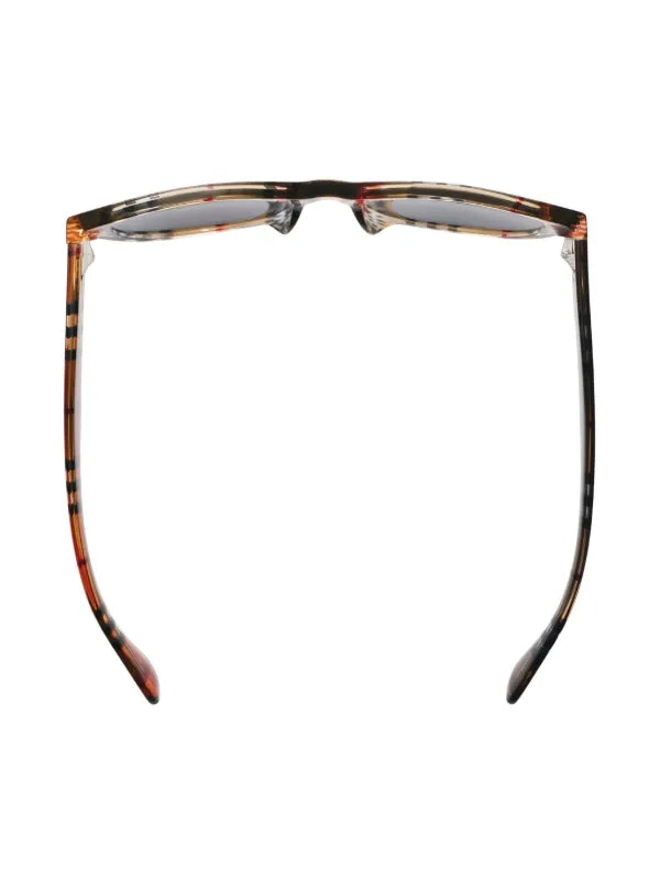 Burberry Check Round Sunglasses