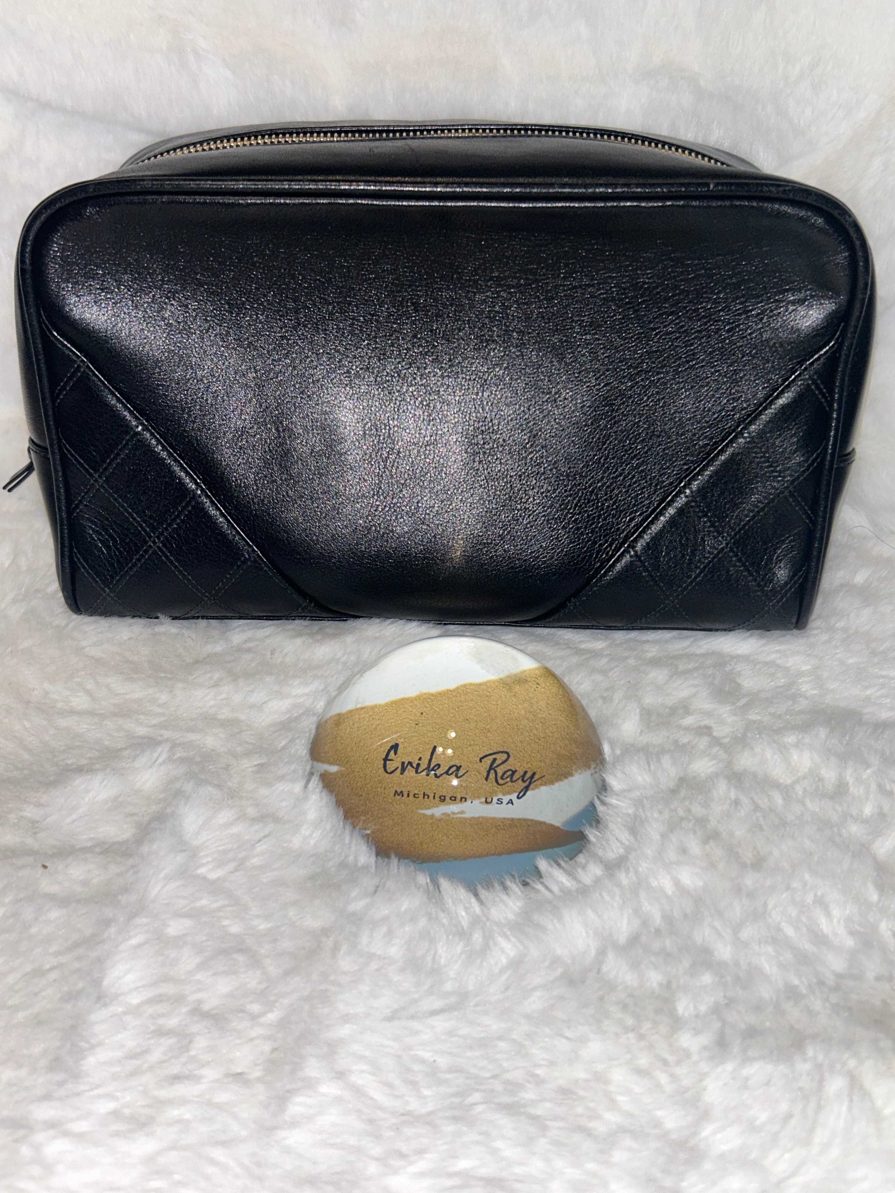 Chanel Lambskin Cosmetic Pouch
