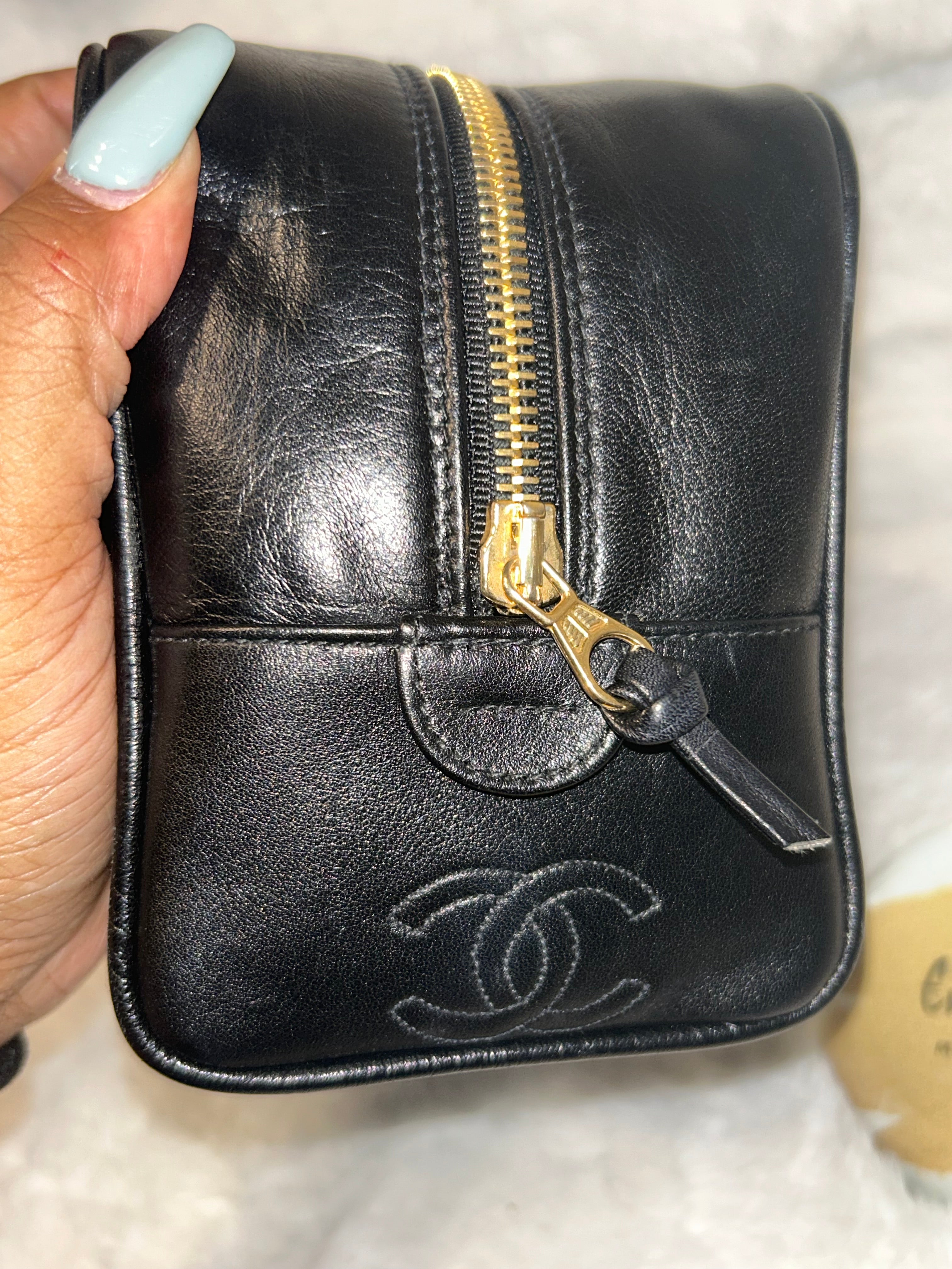Chanel Lambskin Cosmetic Pouch