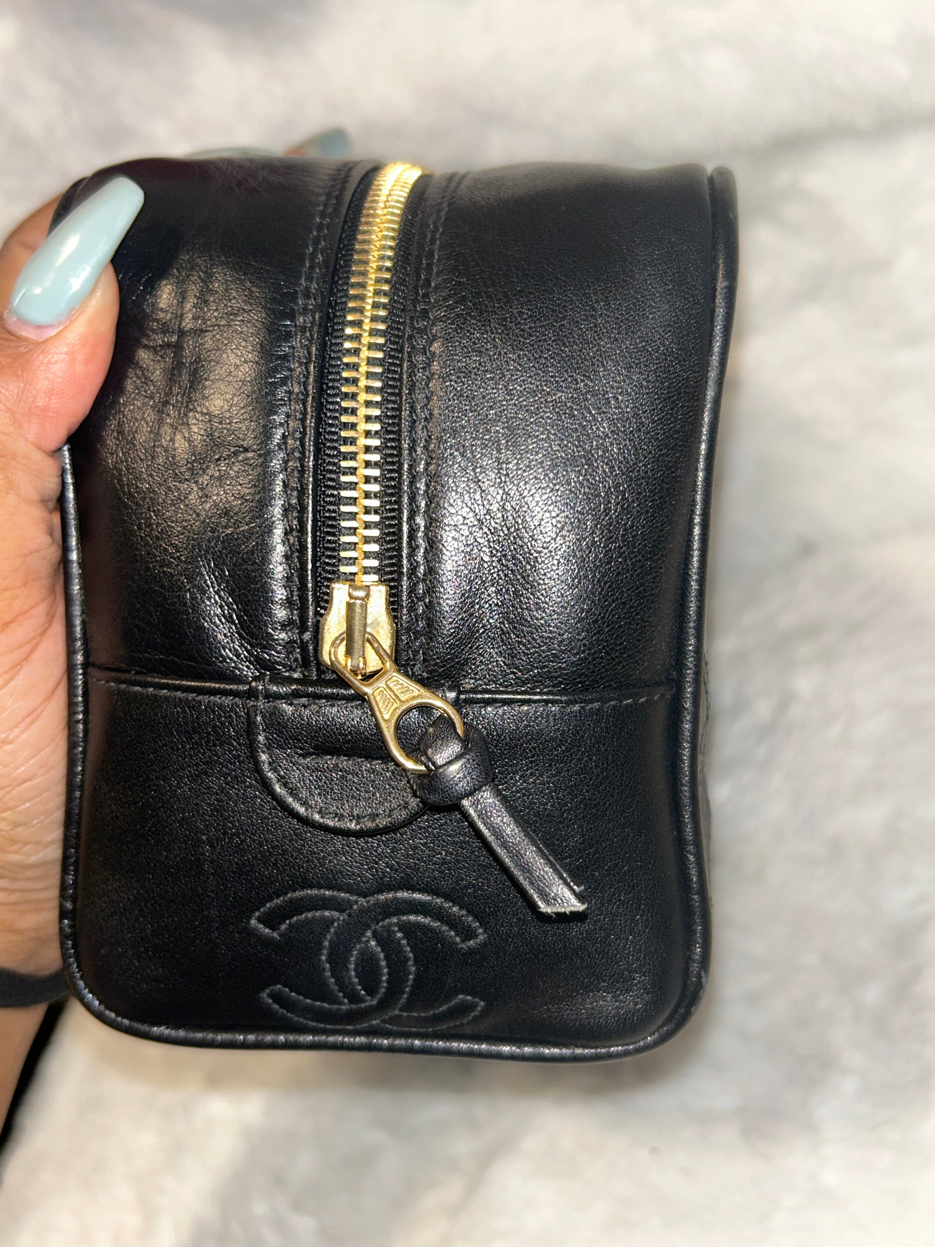 Chanel Lambskin Cosmetic Pouch