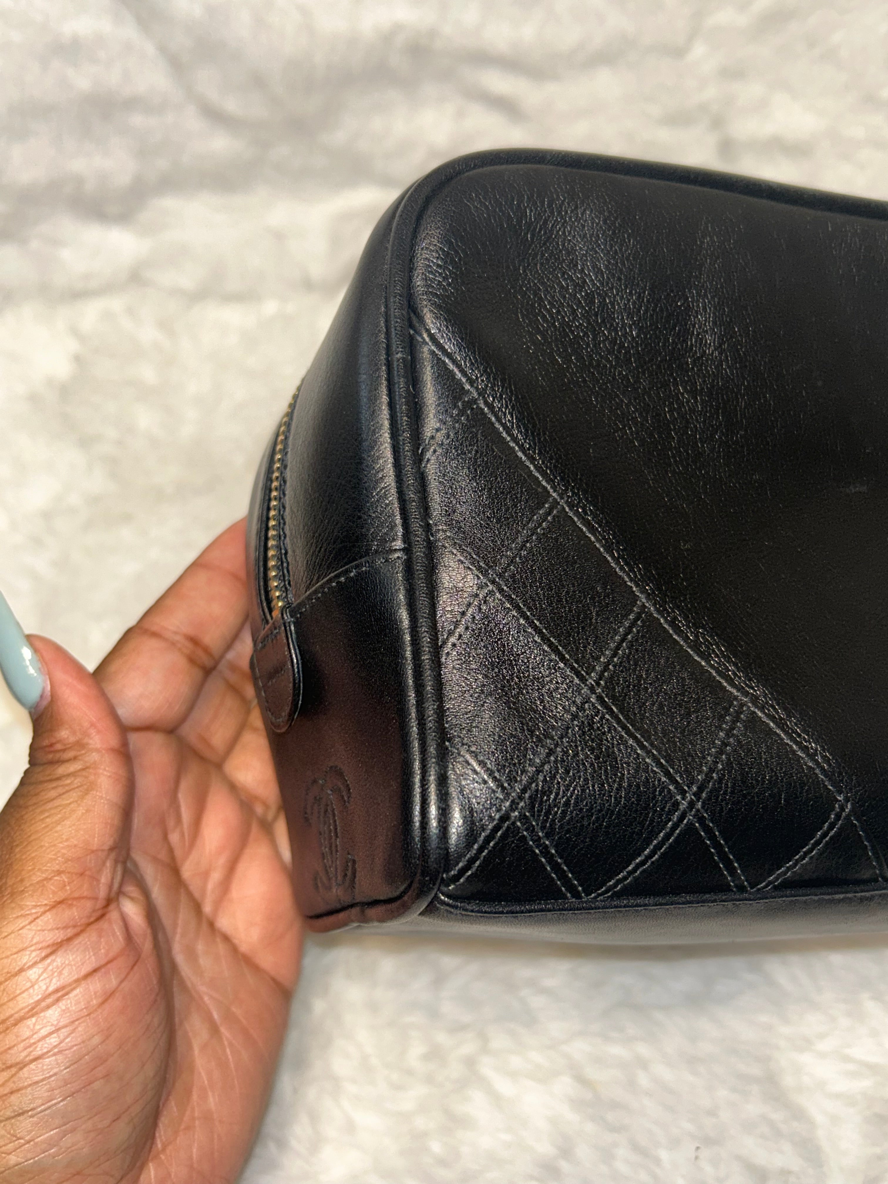 Chanel Lambskin Cosmetic Pouch