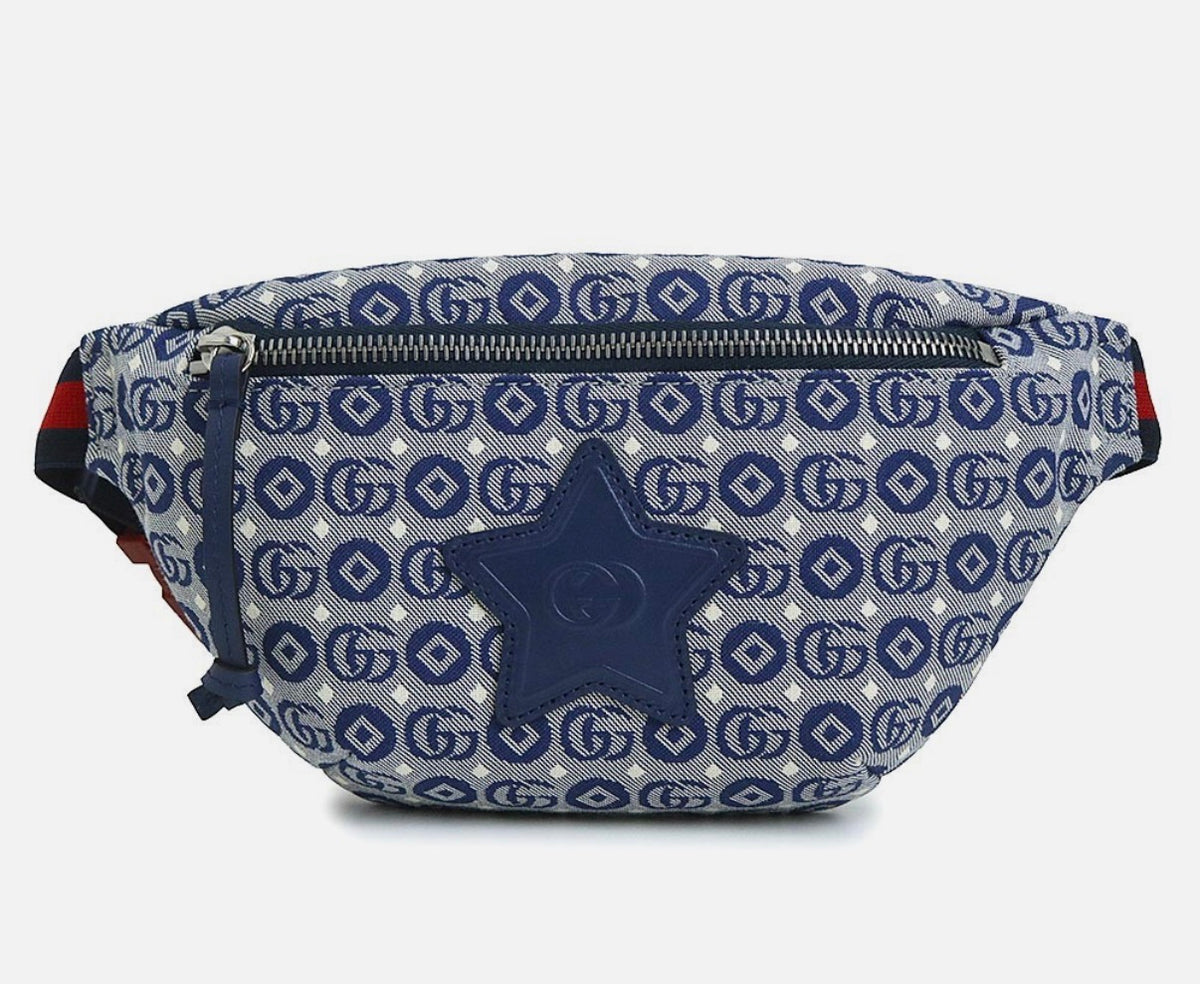 Gucci Navy Star Belt Bag/Bumbag