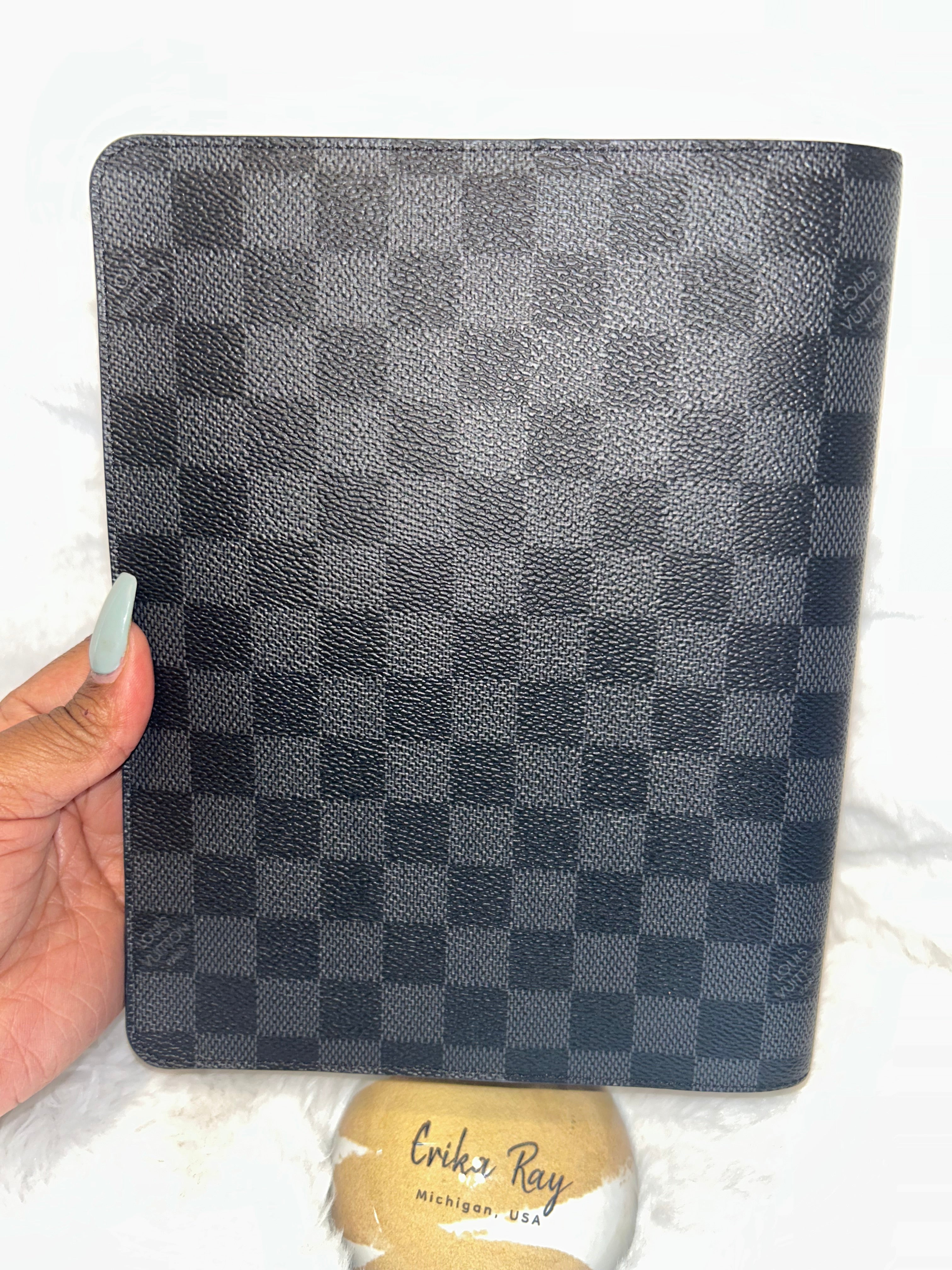 LV Graphite Agenda Cover- GM