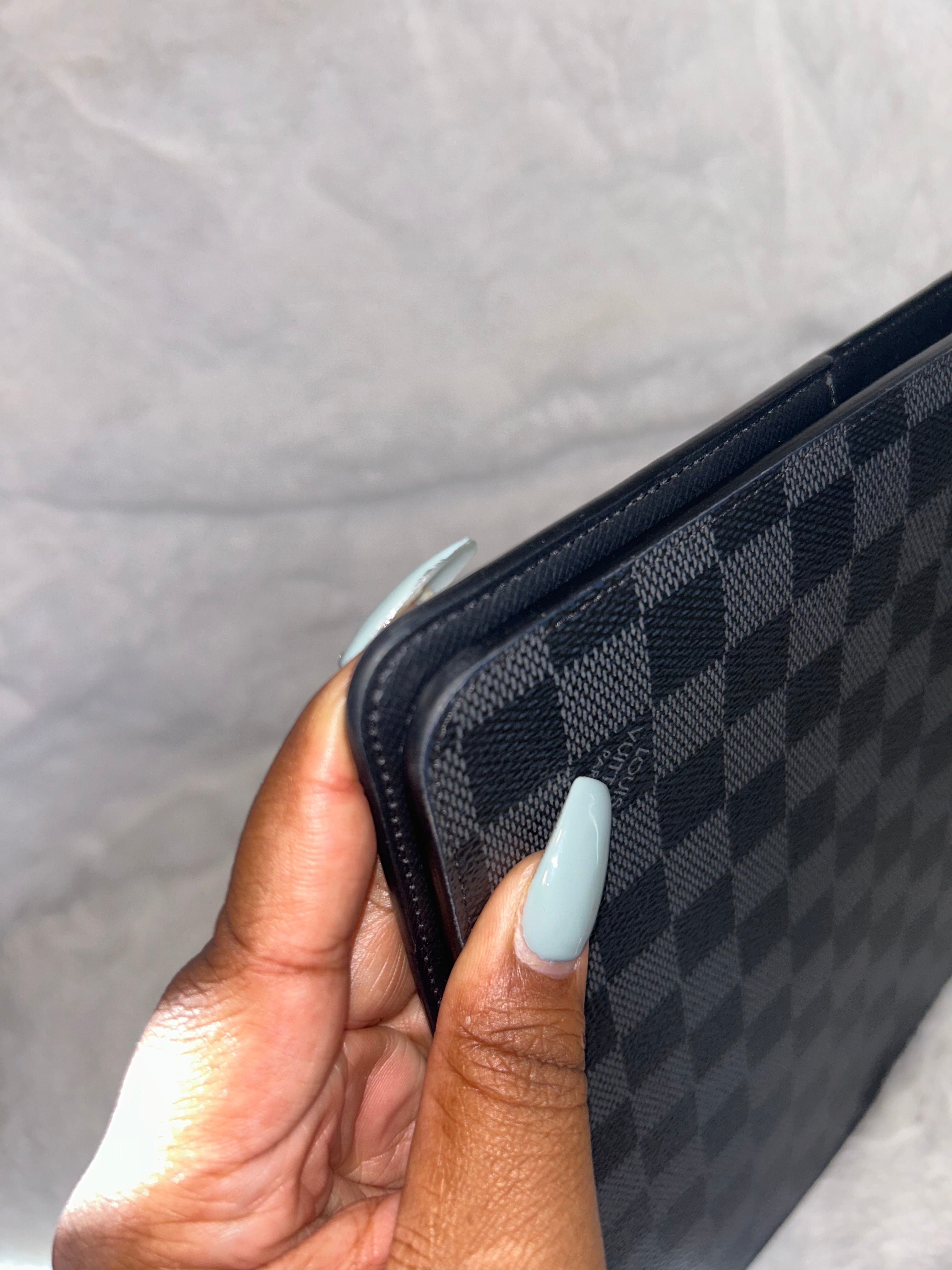 LV Graphite Agenda Cover- GM