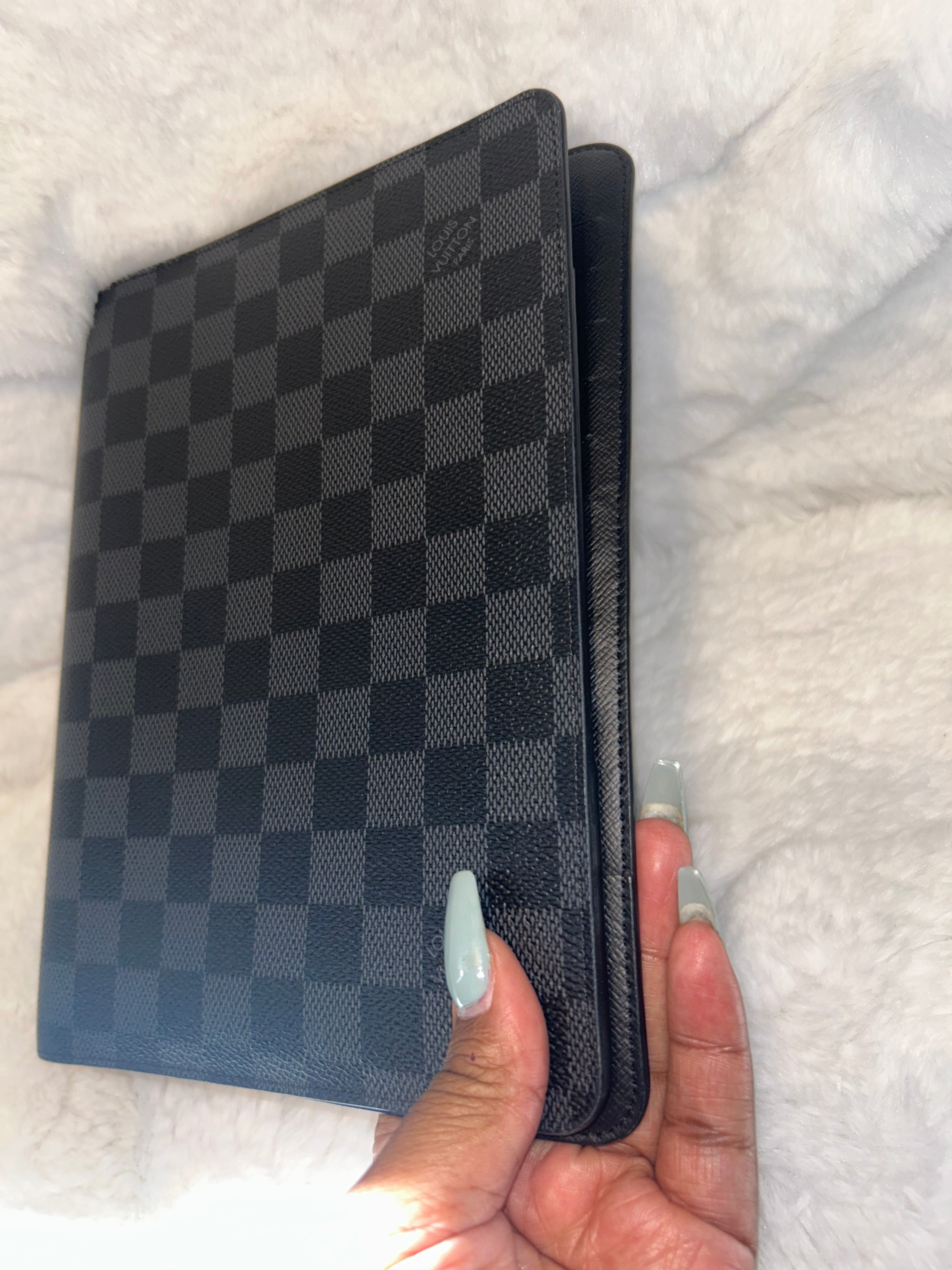 LV Graphite Agenda Cover- GM