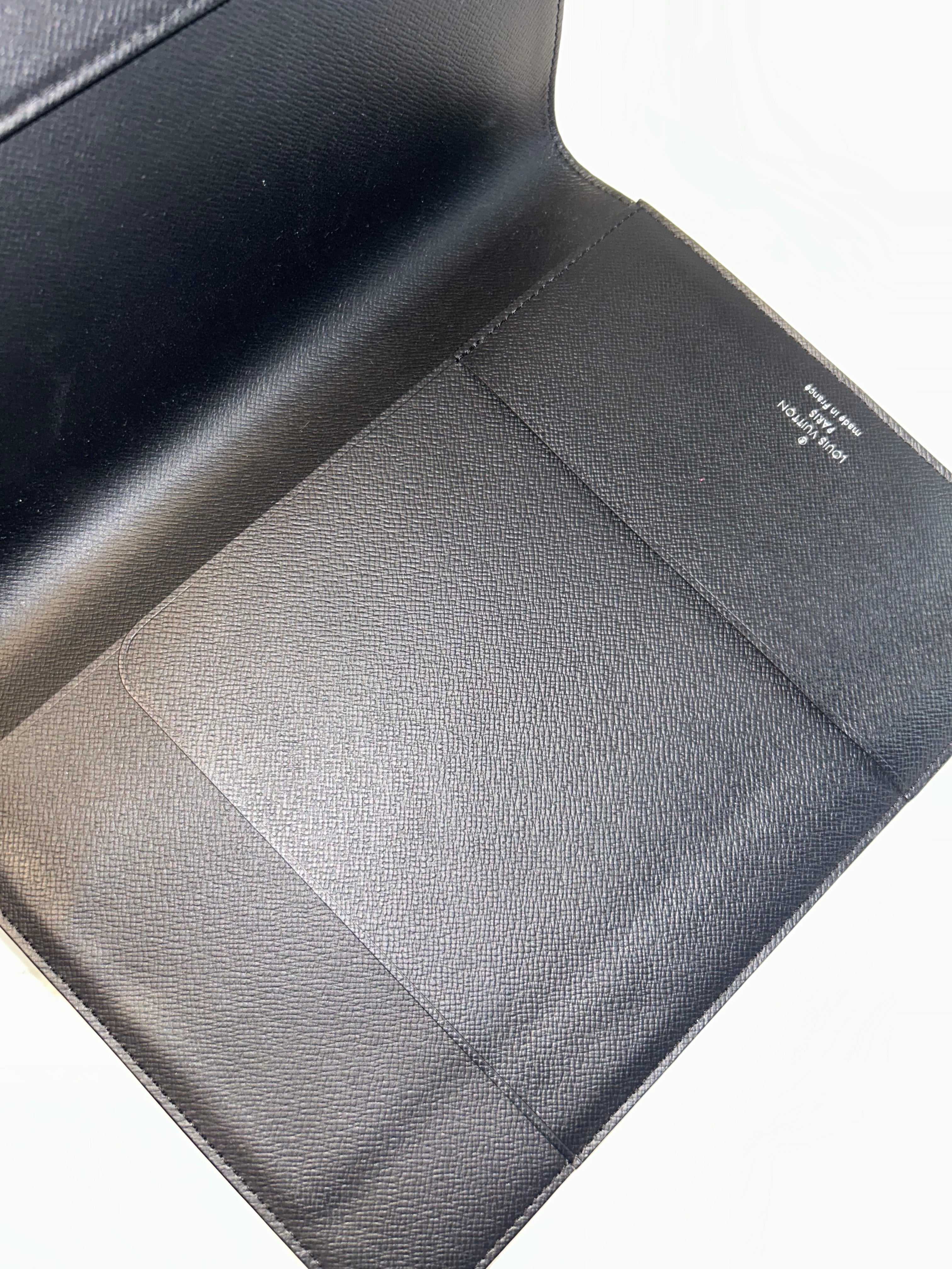 LV Graphite Agenda Cover- GM