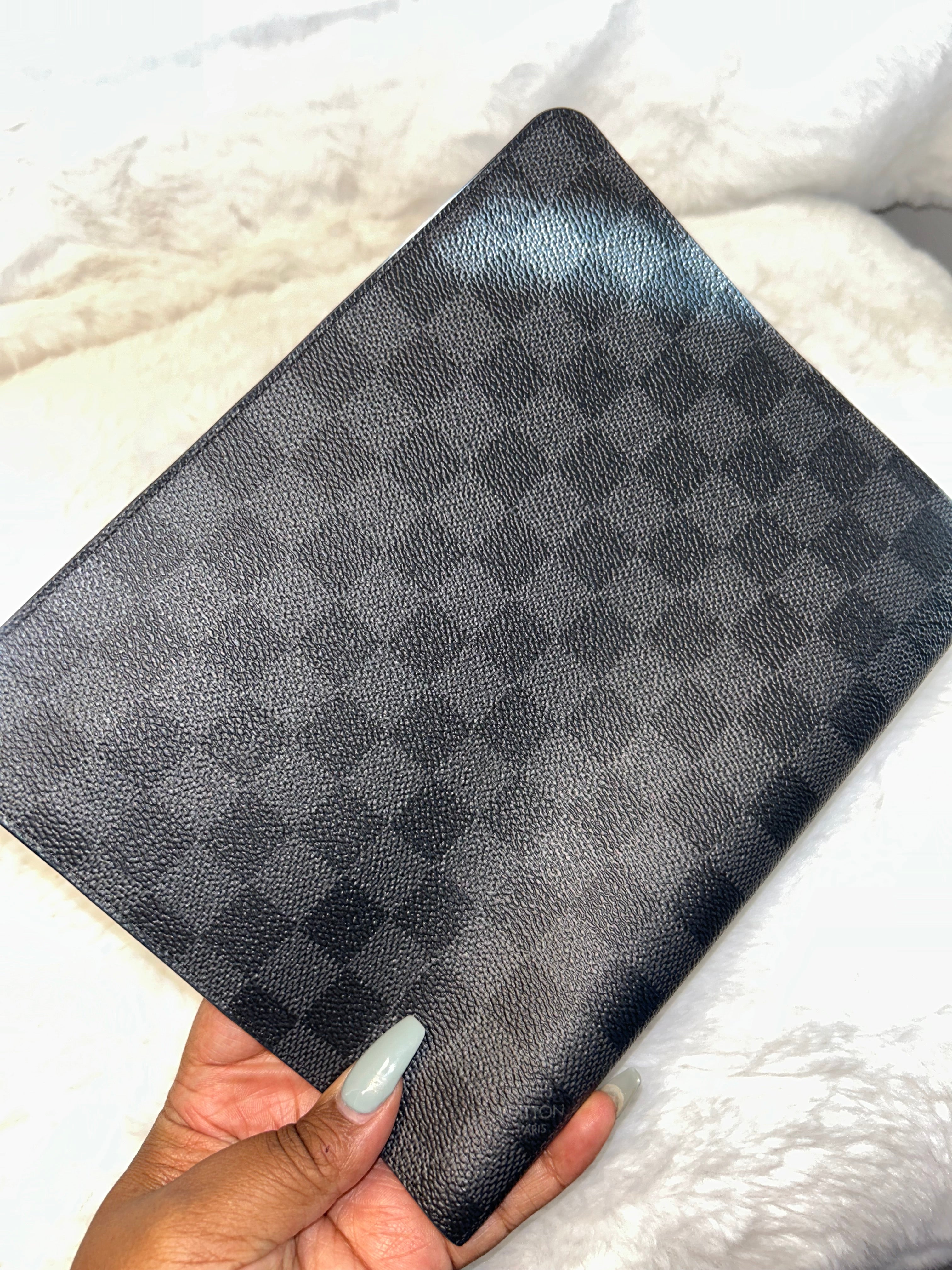 LV Graphite Agenda Cover- GM