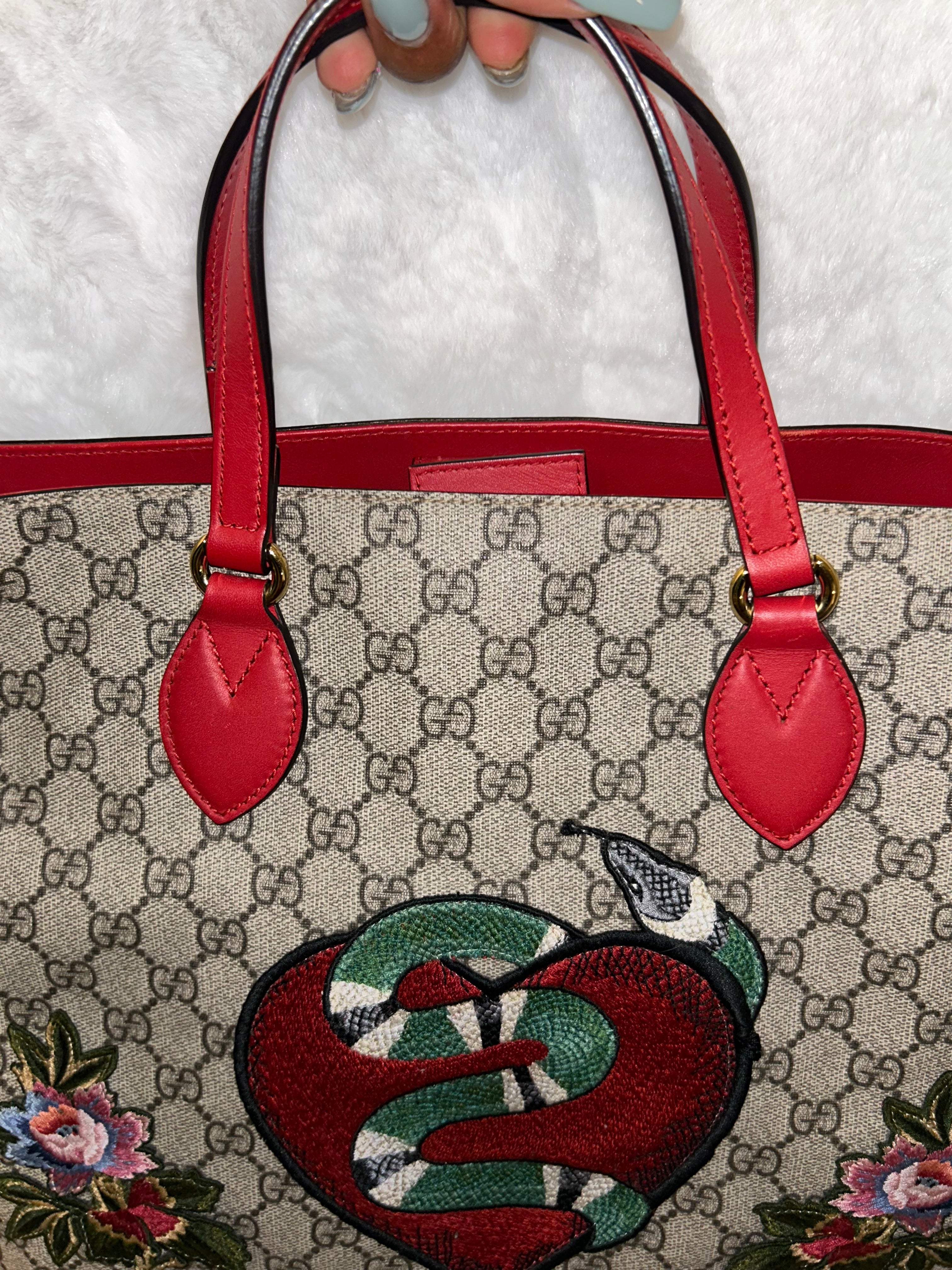Gucci Supreme Kingsnake Tote