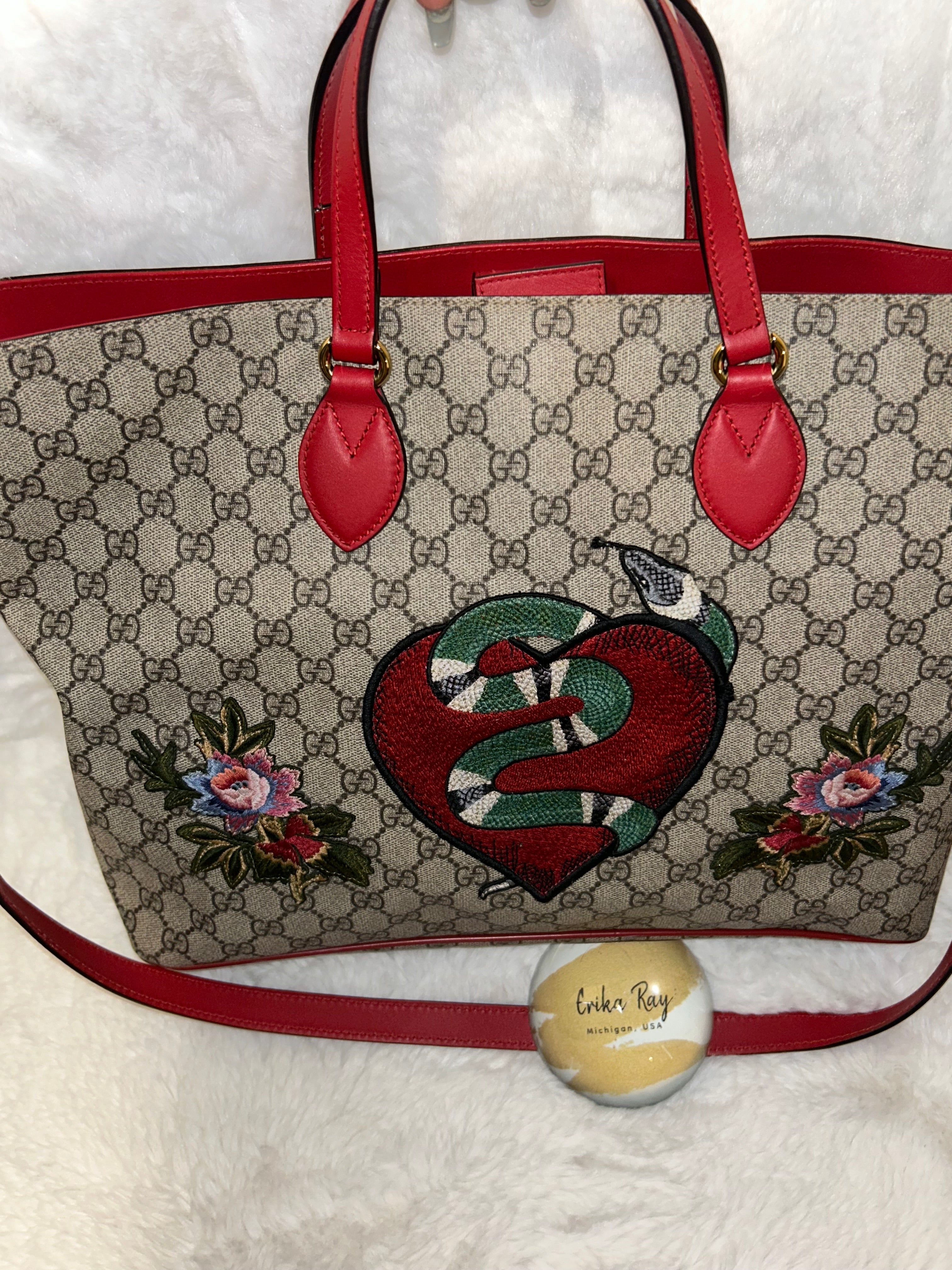 Gucci Supreme Kingsnake Tote