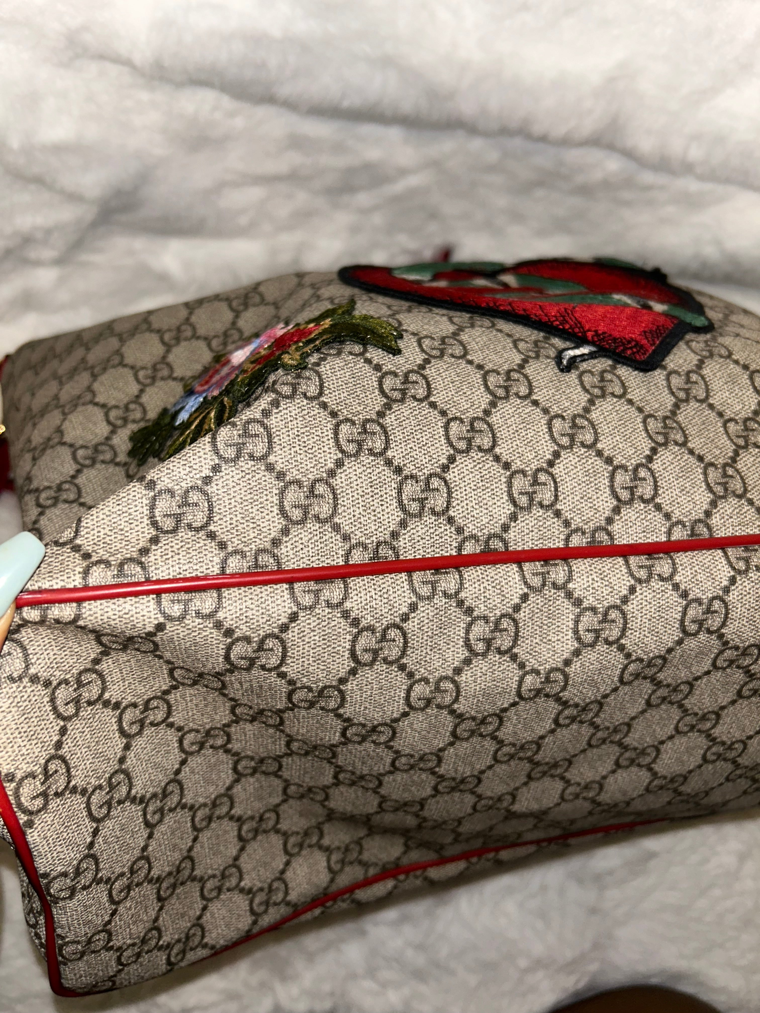 Gucci Supreme Kingsnake Tote