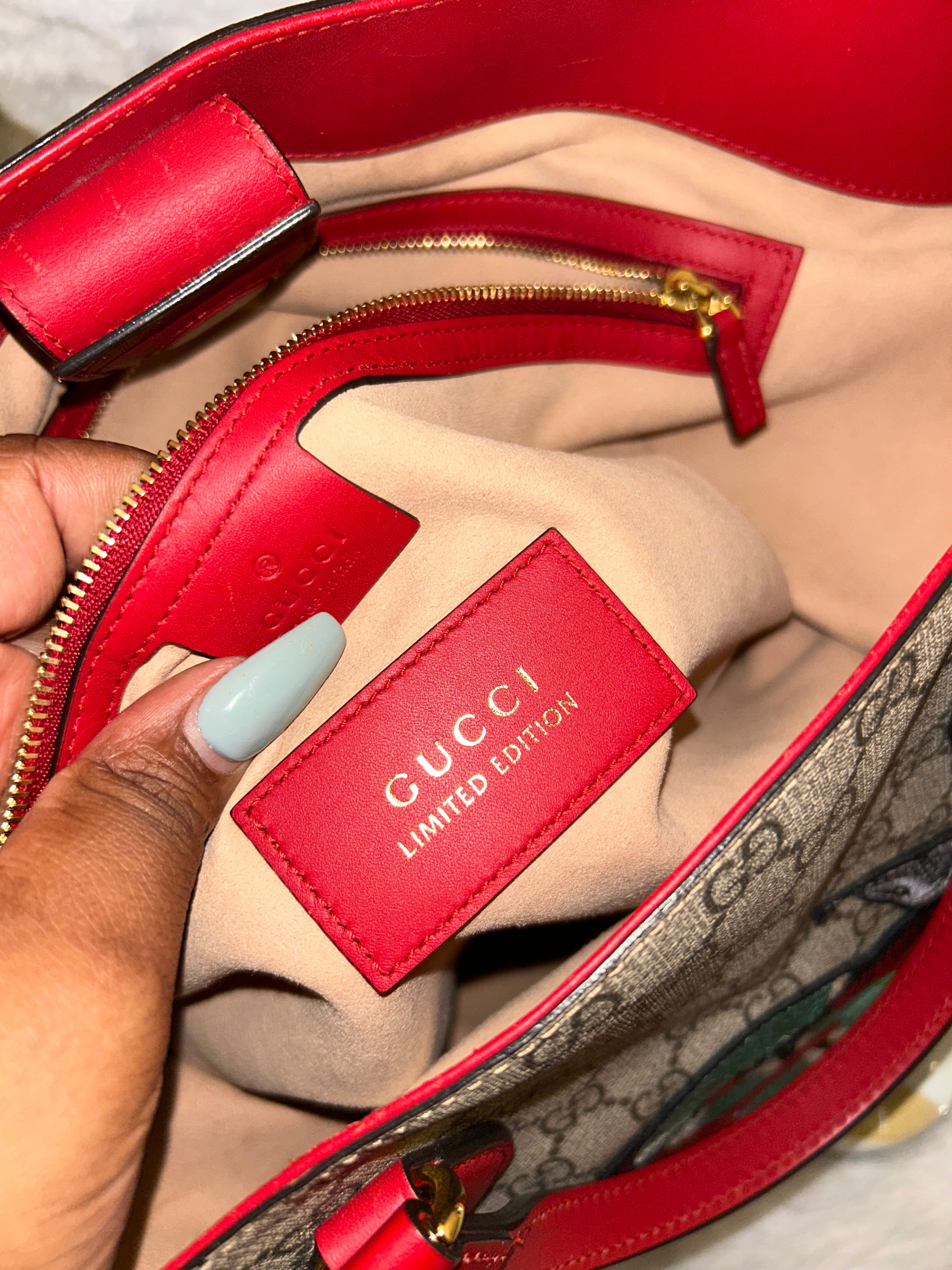 Gucci Supreme Kingsnake Tote