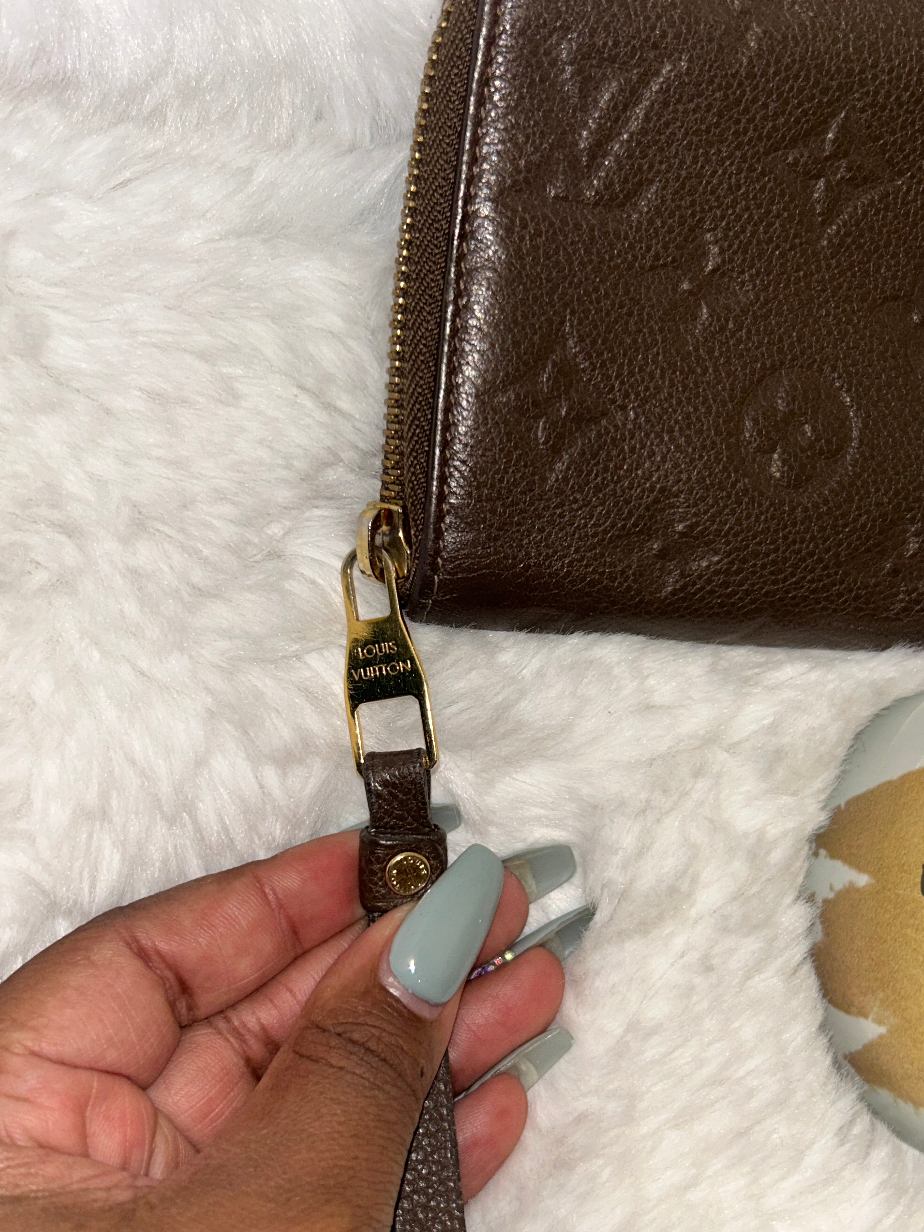 LV Brown Empriente Zippy Organizer Wallet