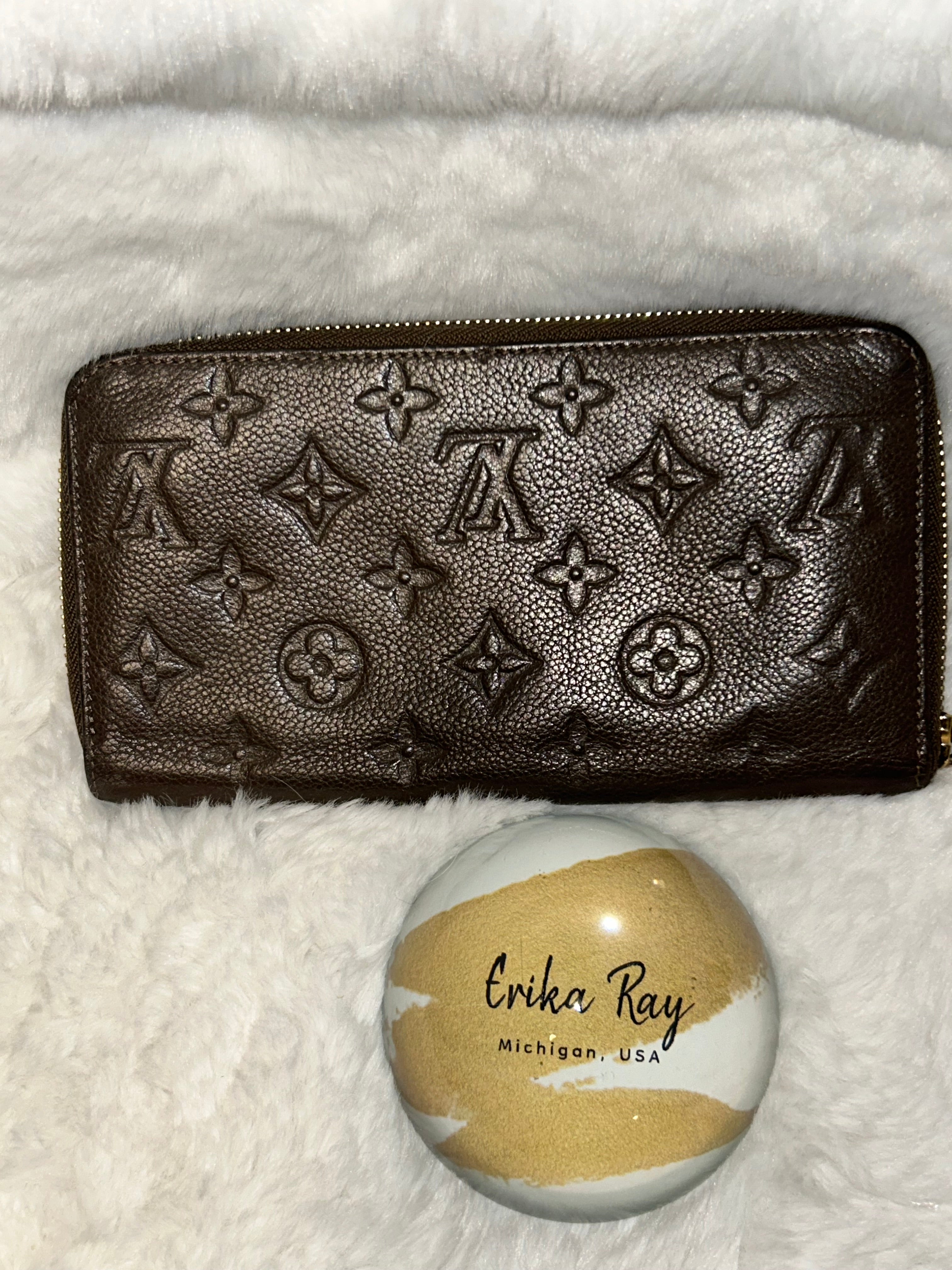LV Brown Empriente Zippy Organizer Wallet