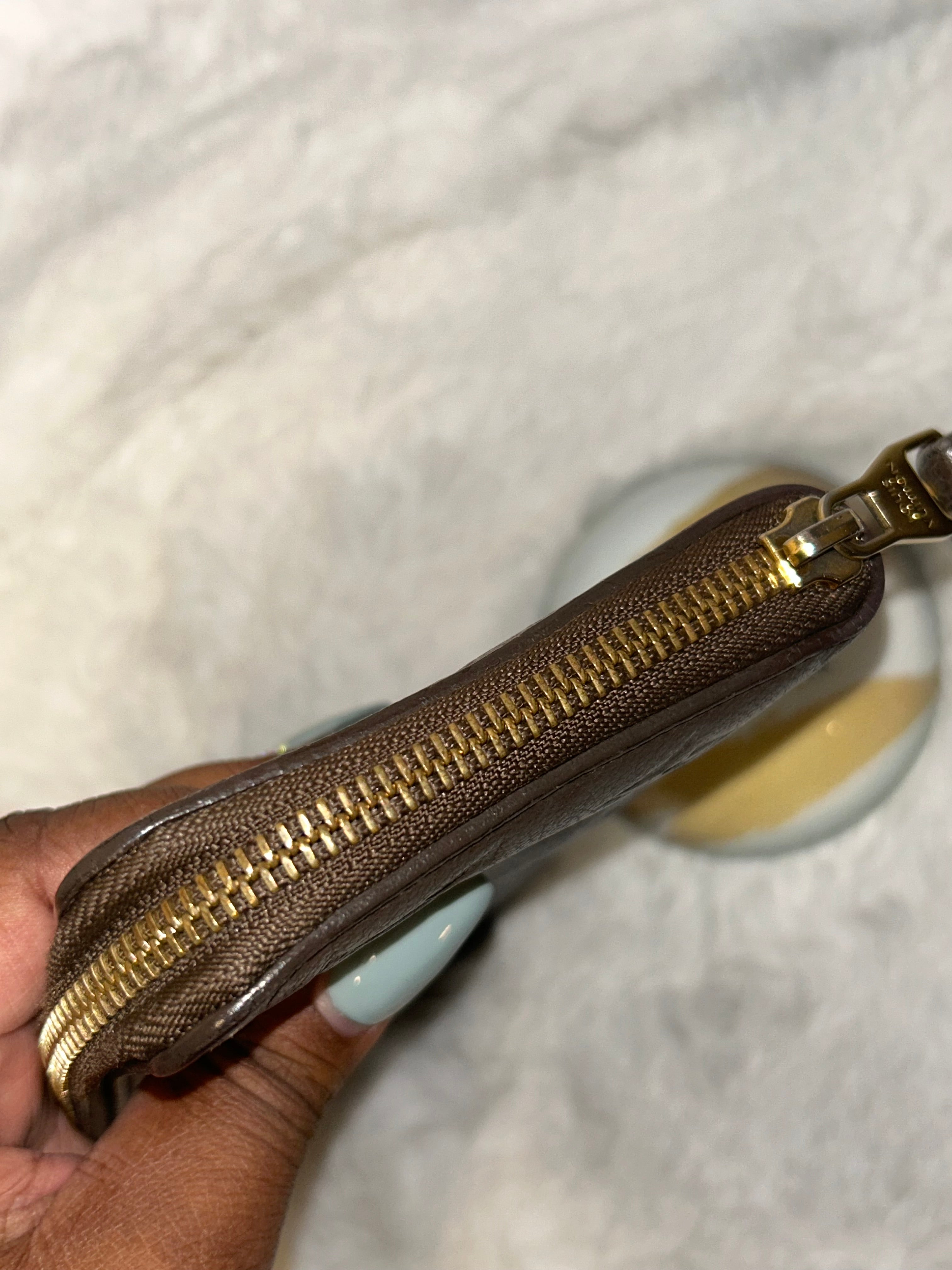 LV Brown Empriente Zippy Organizer Wallet