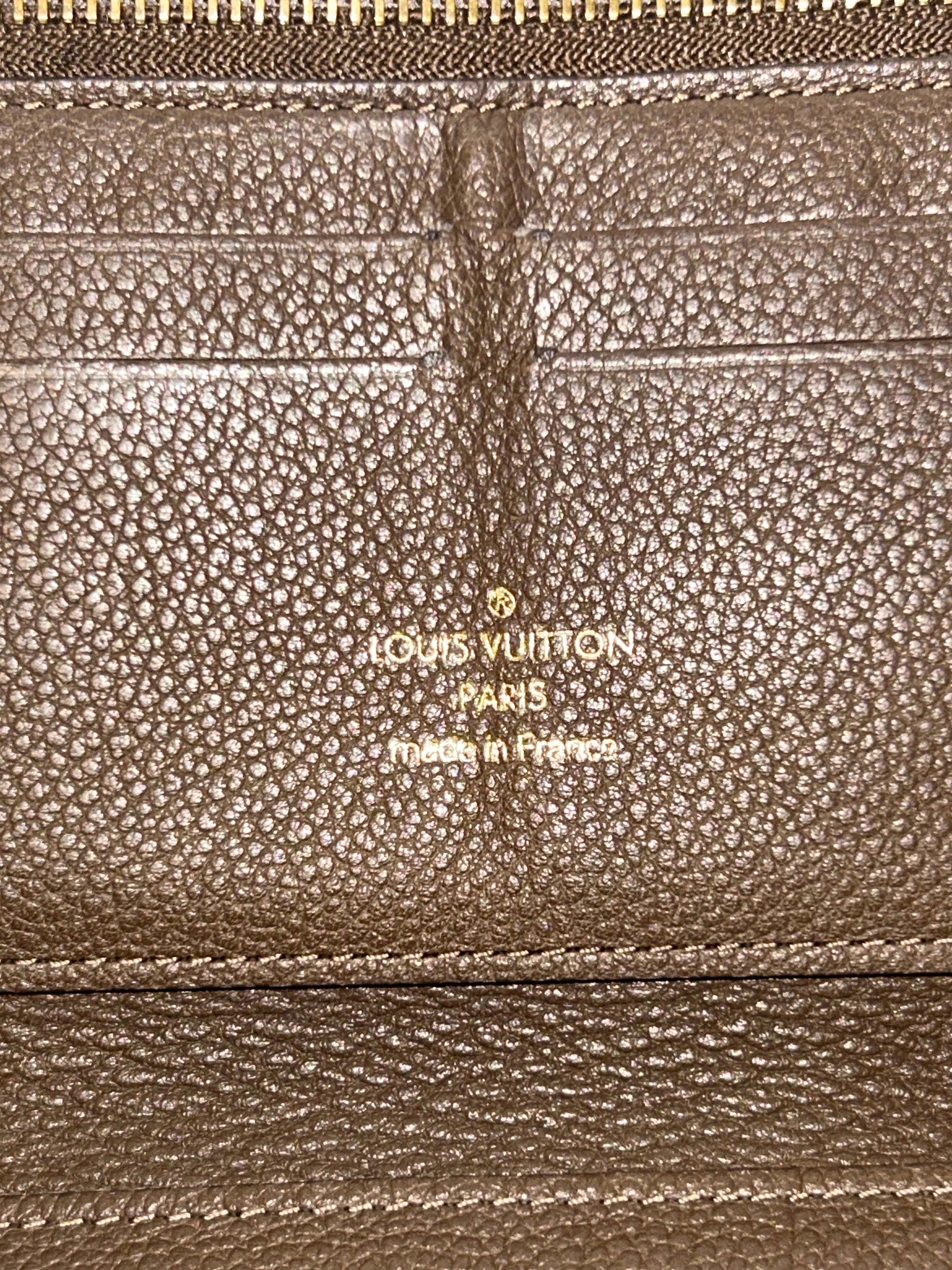 LV Brown Empriente Zippy Organizer Wallet