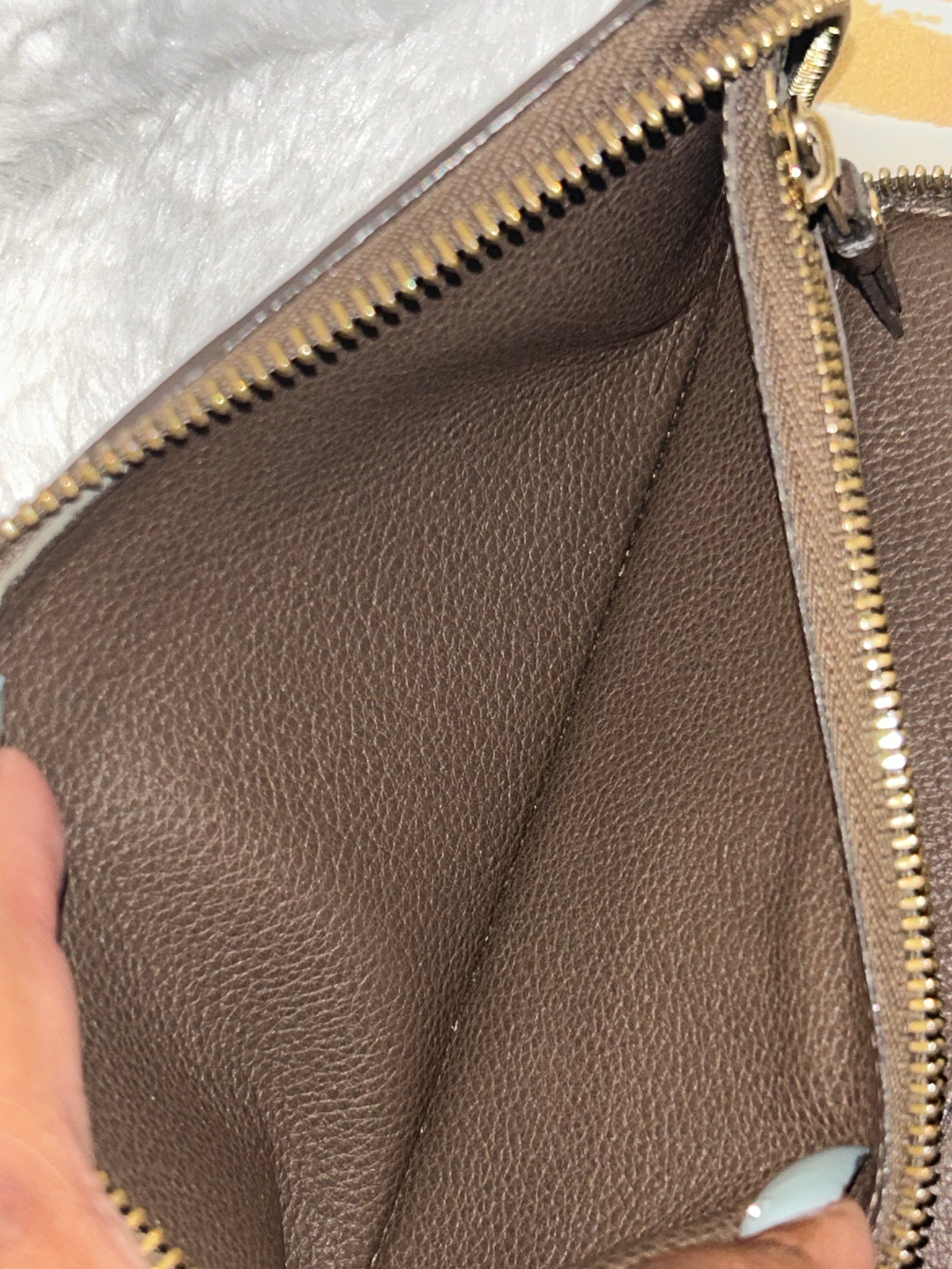 LV Brown Empriente Zippy Organizer Wallet