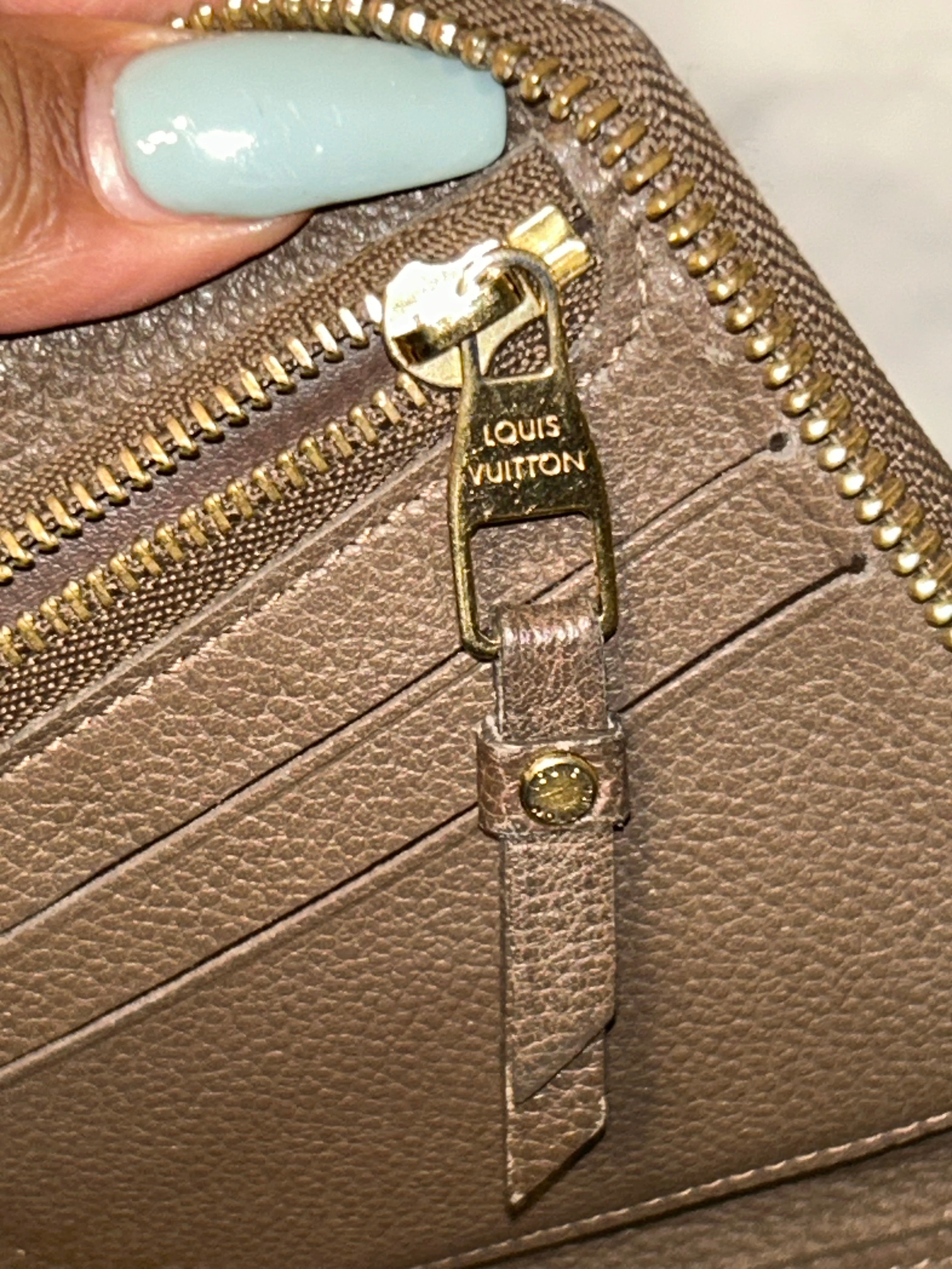 LV Brown Empriente Zippy Organizer Wallet