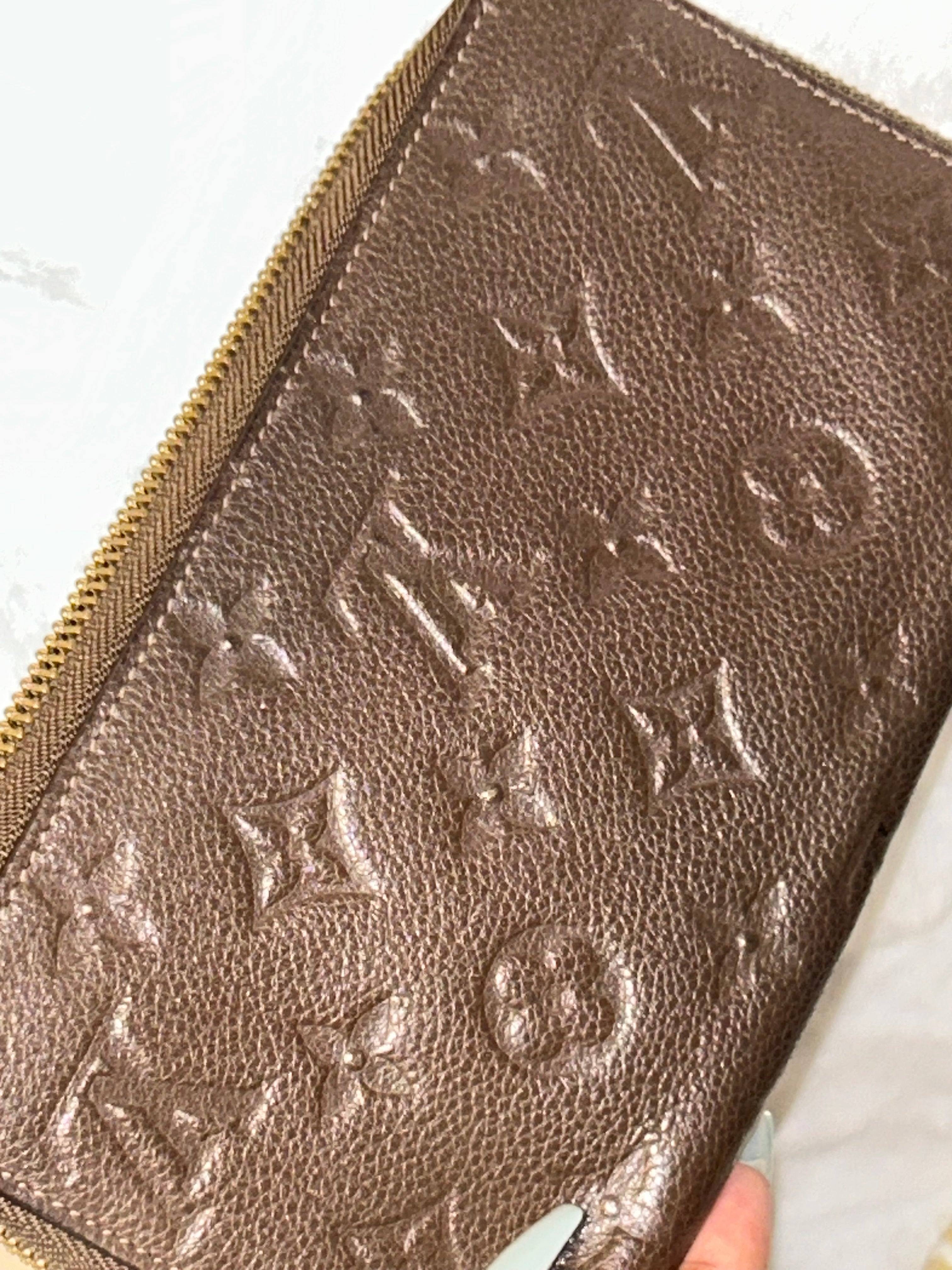 LV Brown Empriente Zippy Organizer Wallet