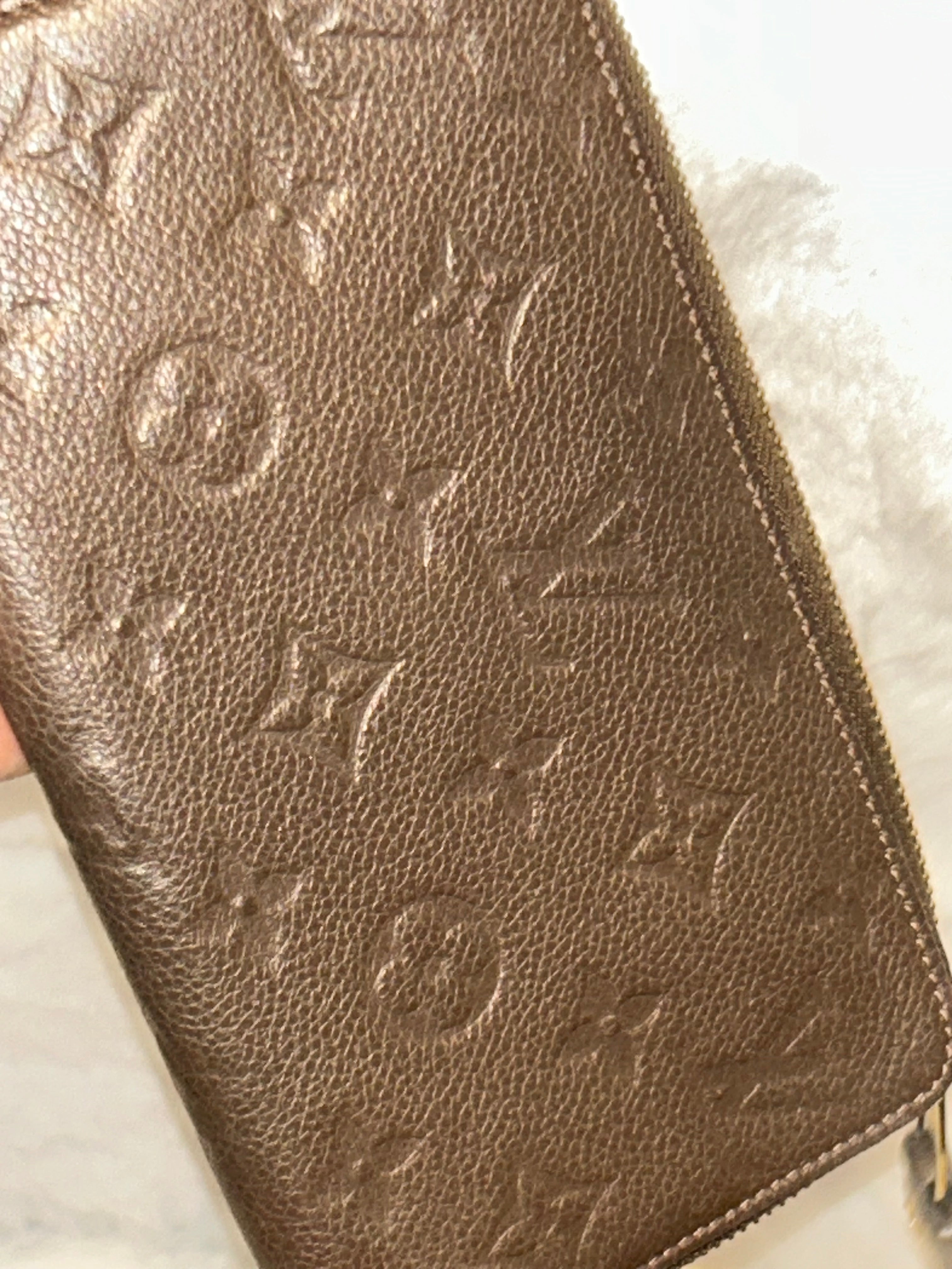 LV Brown Empriente Zippy Organizer Wallet