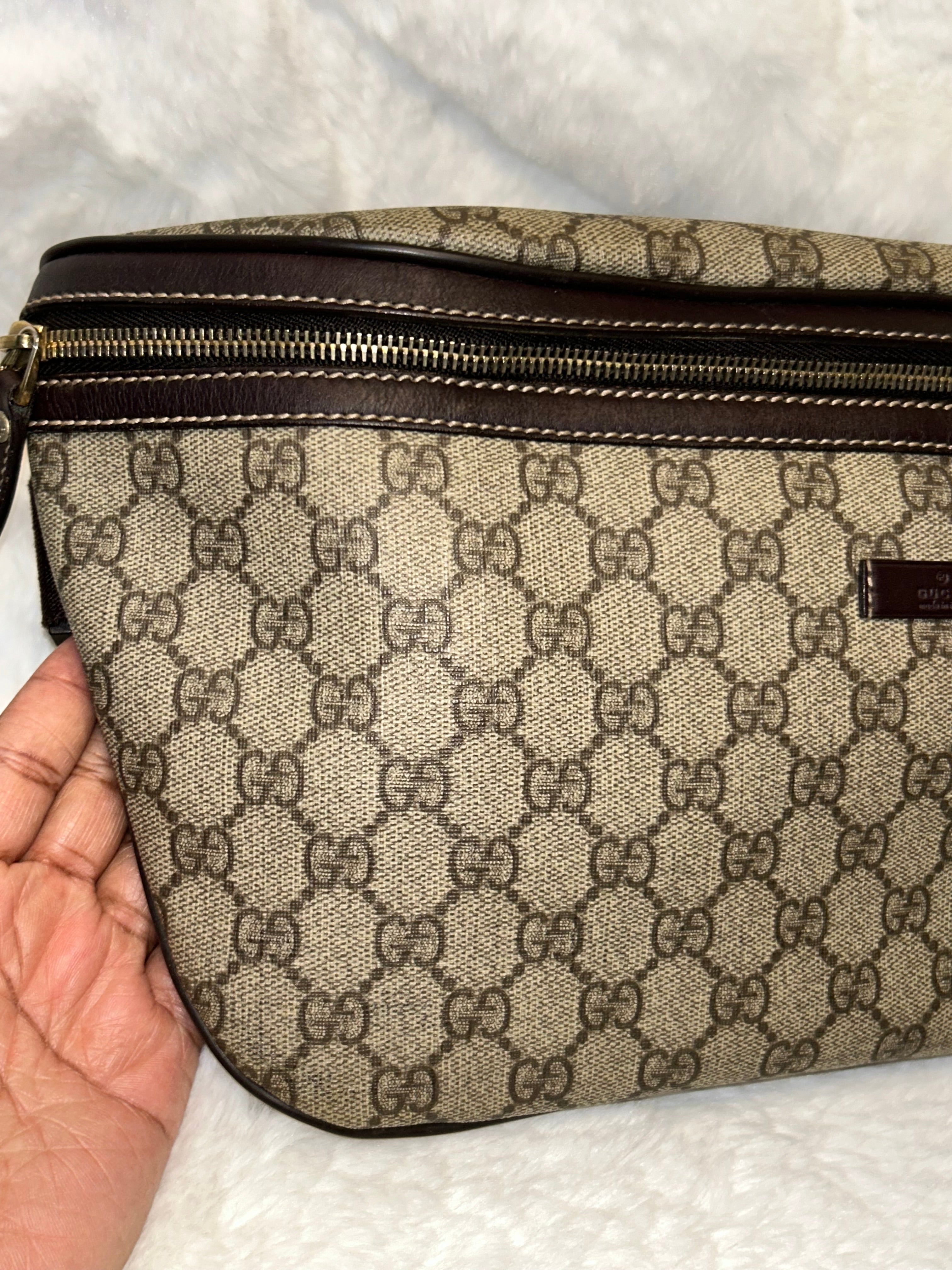 Gucci Supreme Canvas Large Bumbag