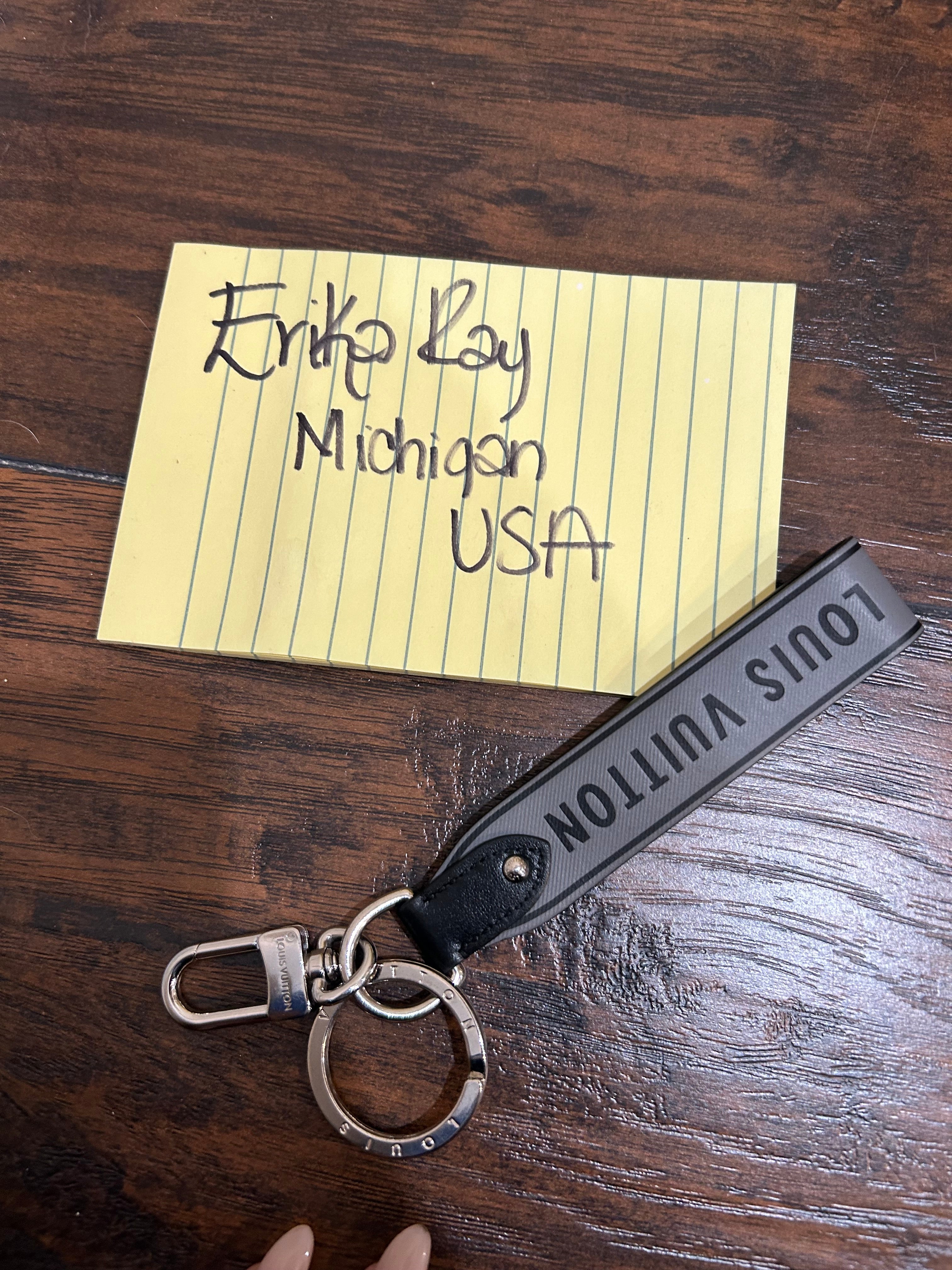 LV Capital Dragonne Bag Charm/Key Holder