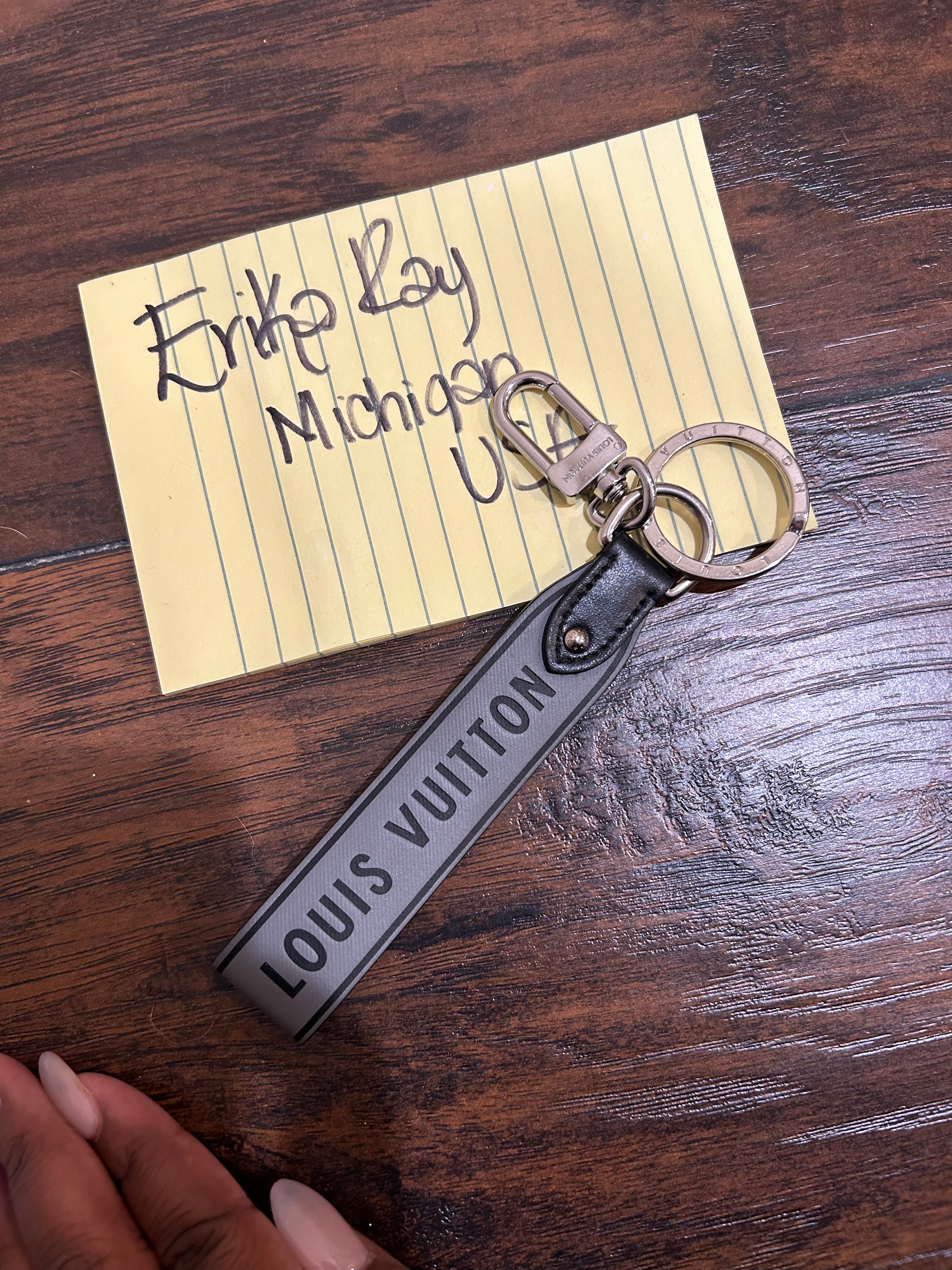 LV Capital Dragonne Bag Charm/Key Holder