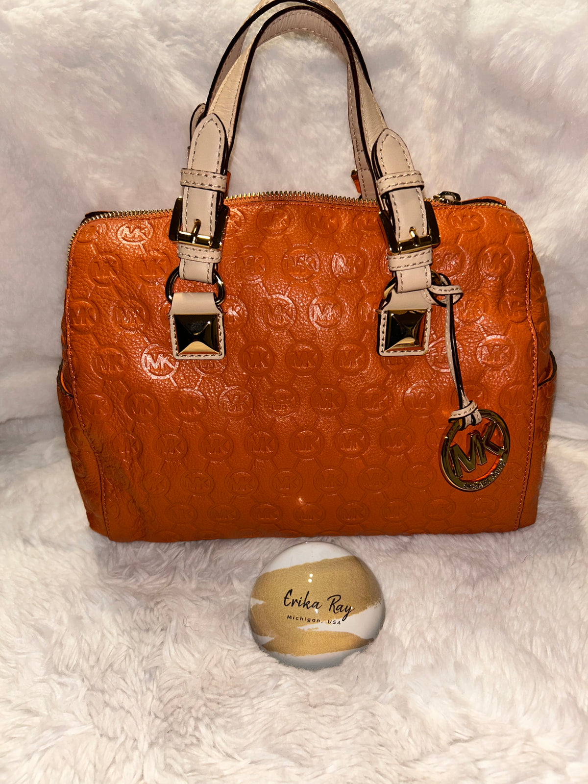 Michael Kors Tangerine Orange Medium Bag
