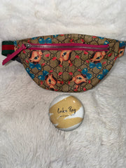 Gucci GG Canvas Monogram Deer Belt