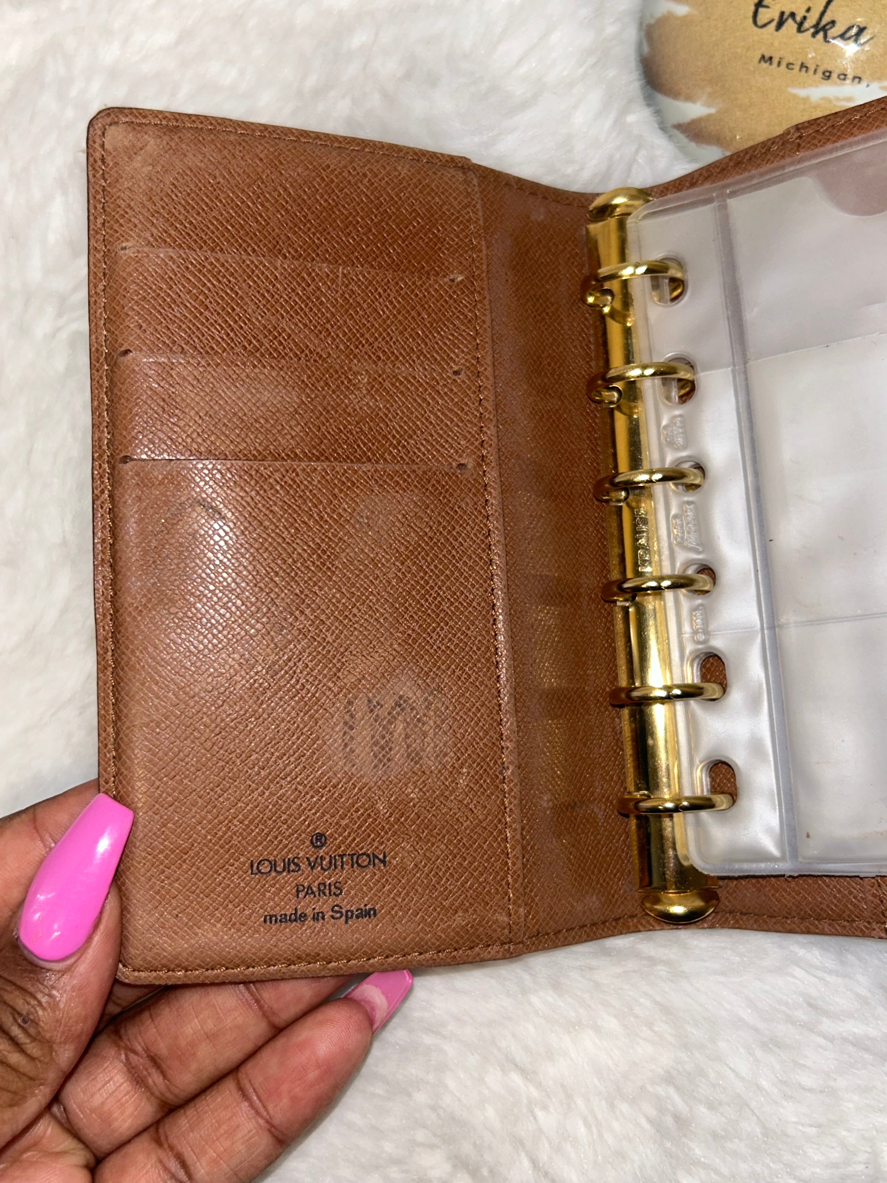 LV Monogram Passport Holder/Agenda PM