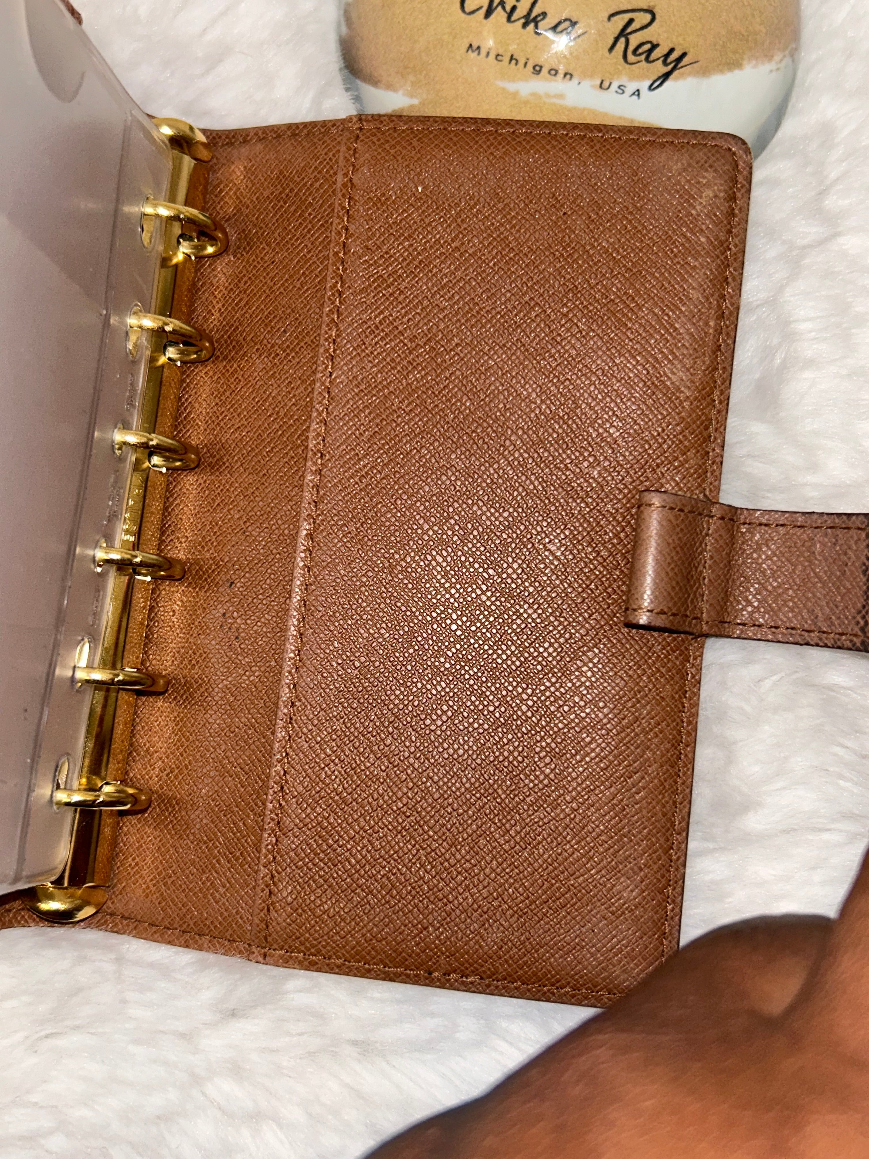 LV Monogram Passport Holder/Agenda PM