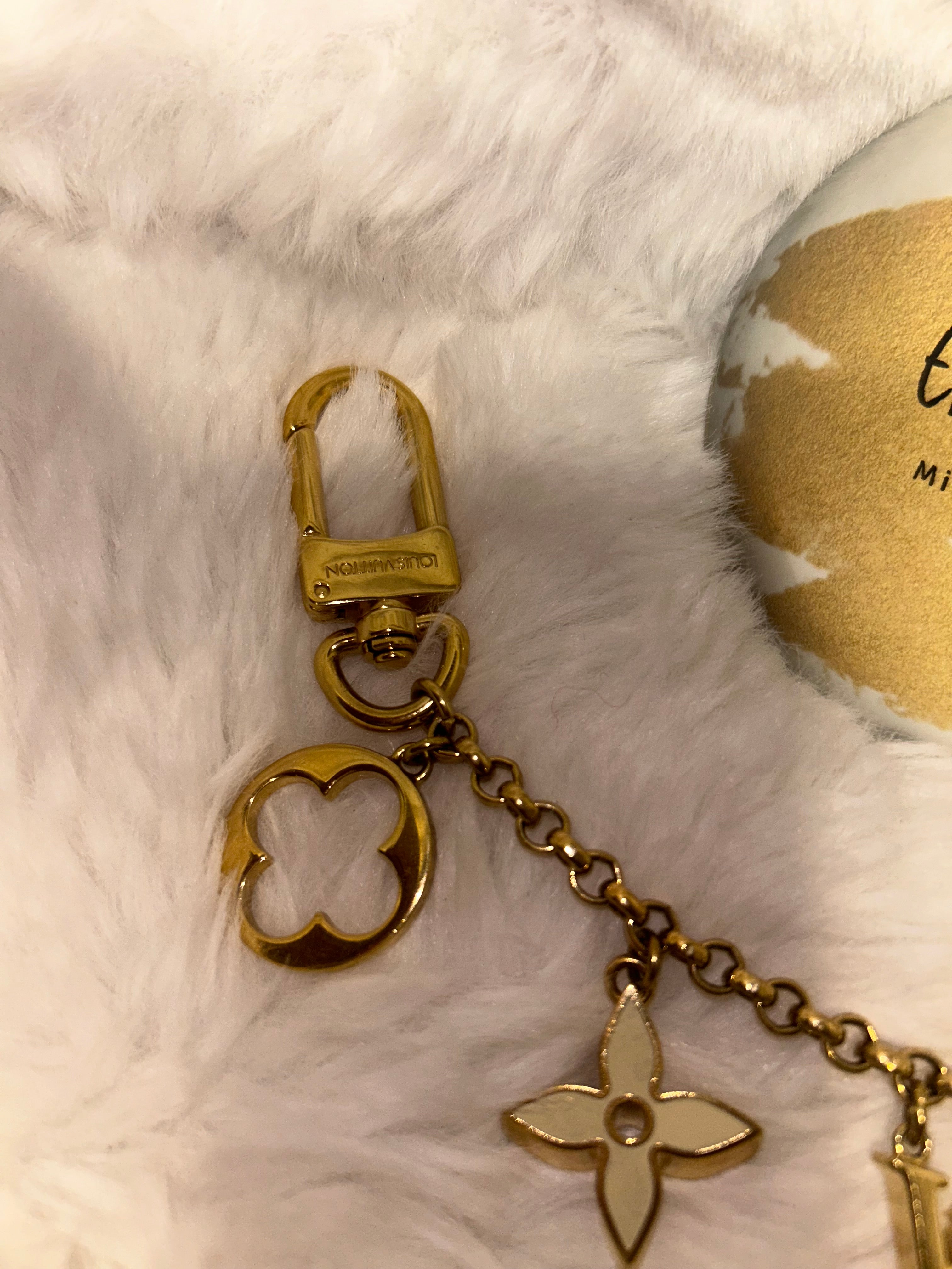 LV Fleur De Monogram Bag Charm
