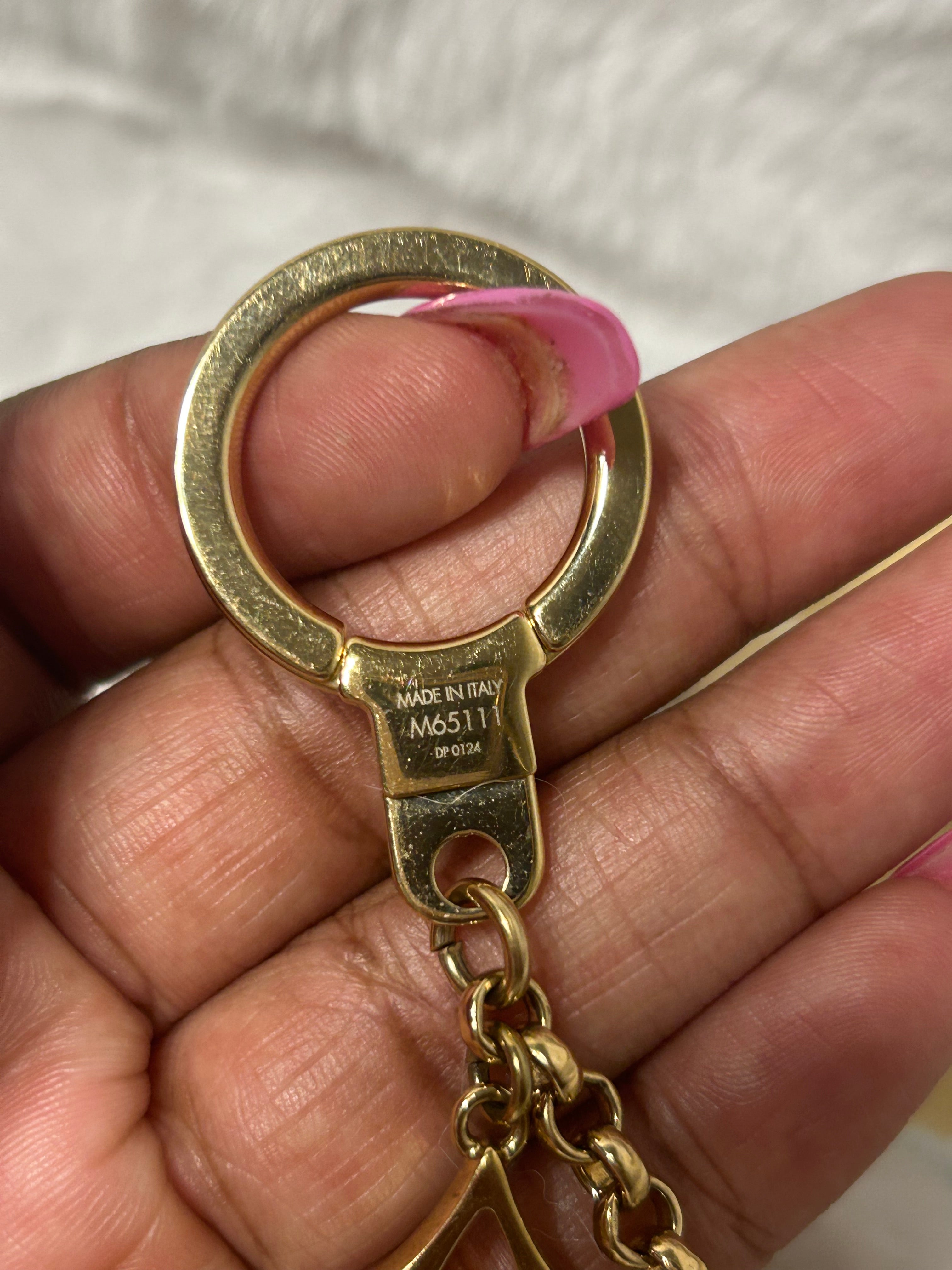 LV Fleur De Monogram Bag Charm