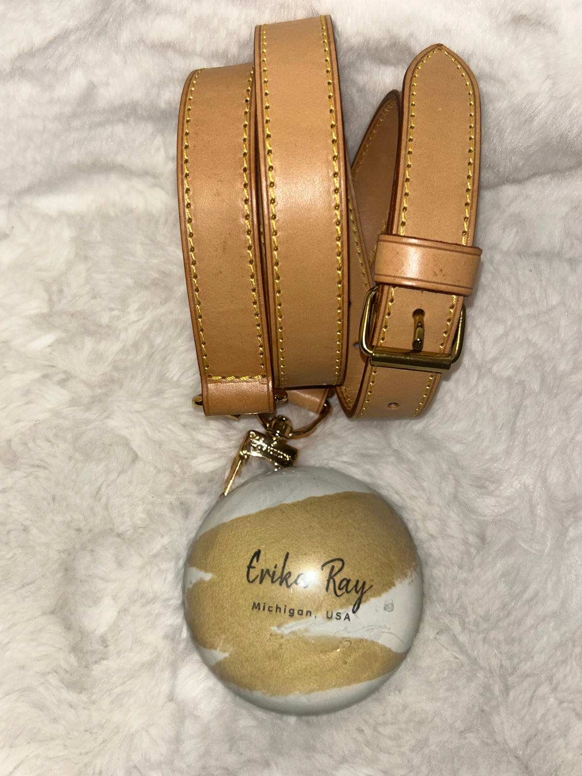LV Vachetta Bando Adjustable Strap