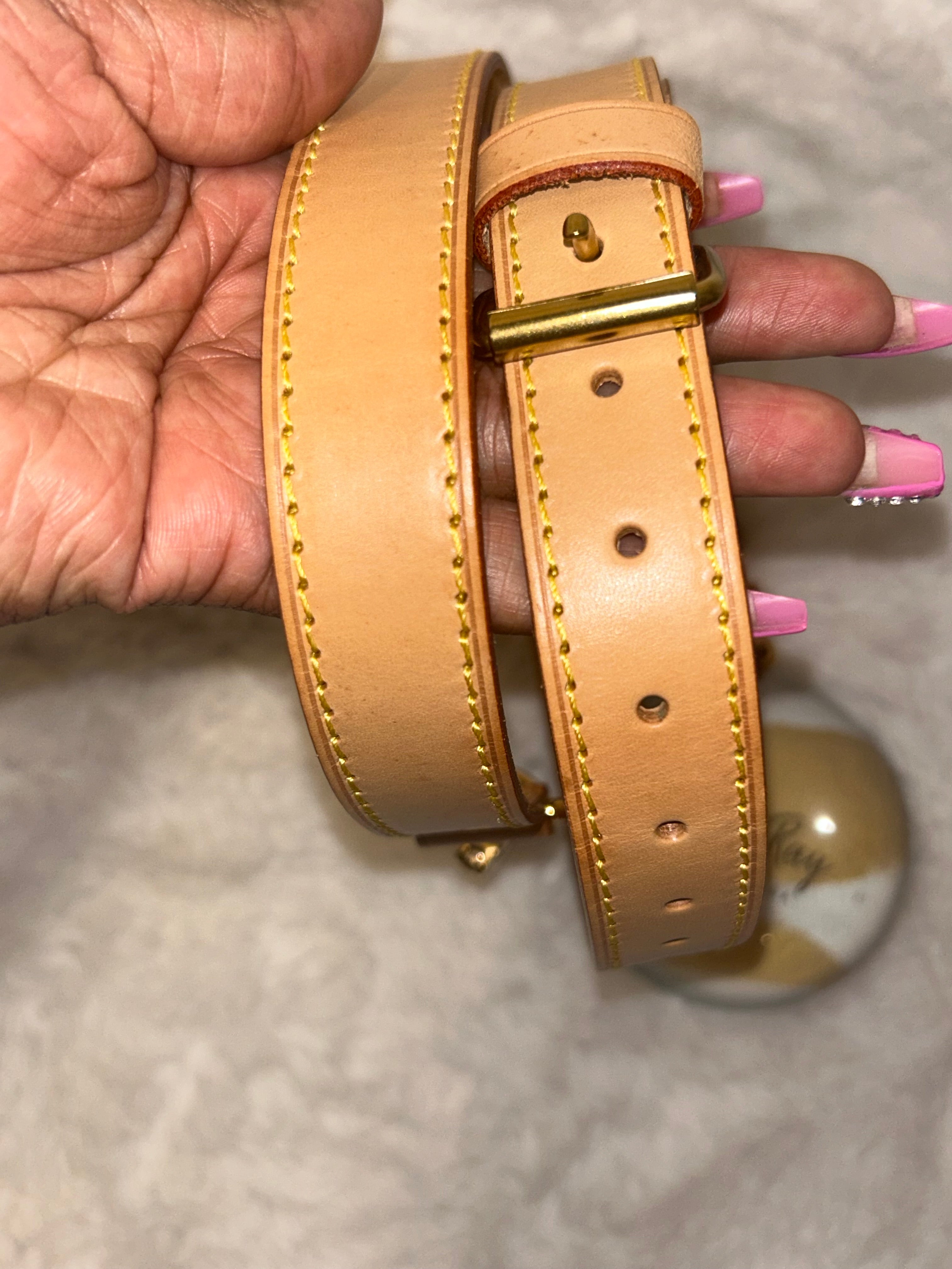 LV Vachetta Bando Adjustable Strap