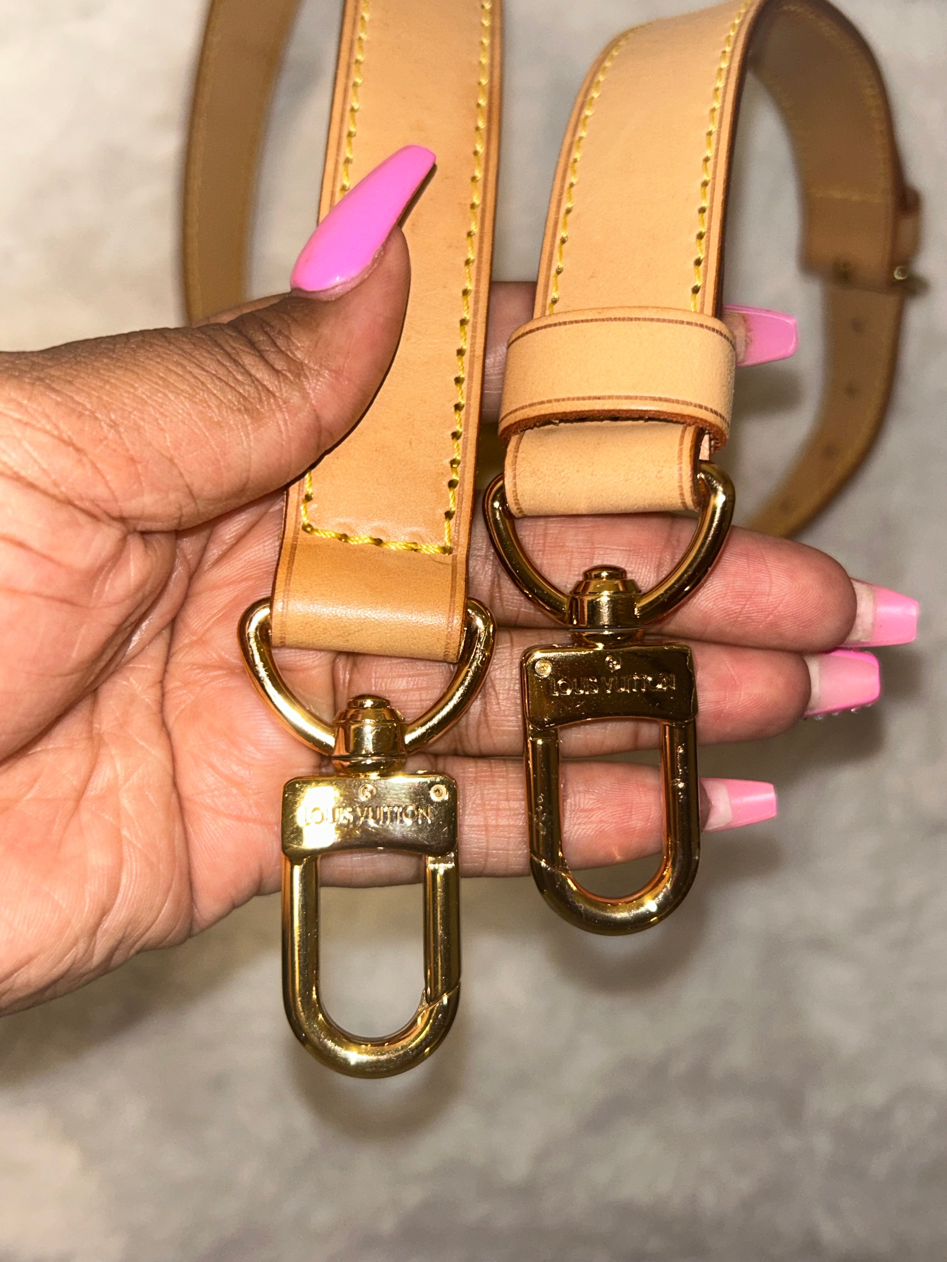LV Vachetta Bando Adjustable Strap