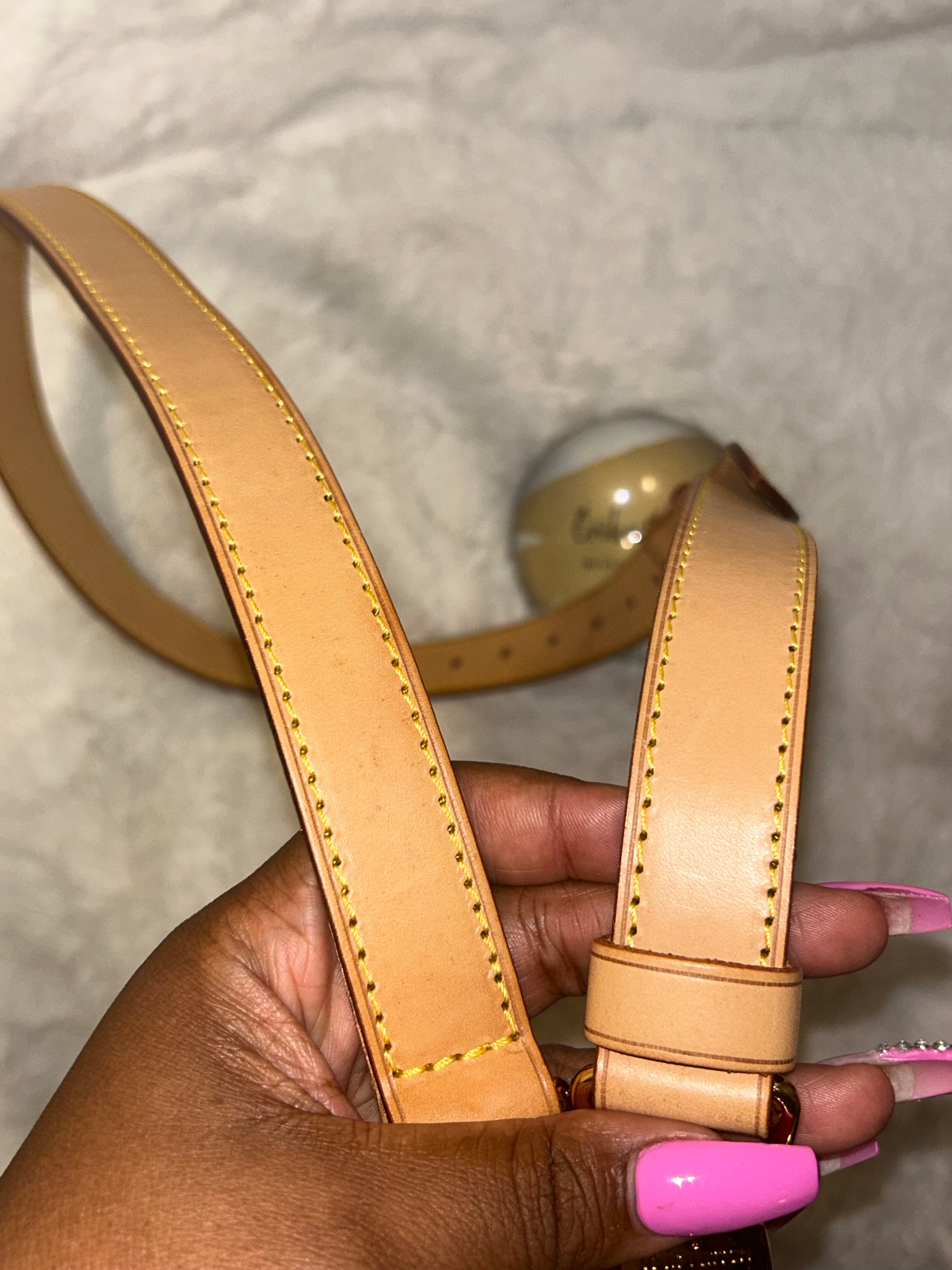 LV Vachetta Bando Adjustable Strap