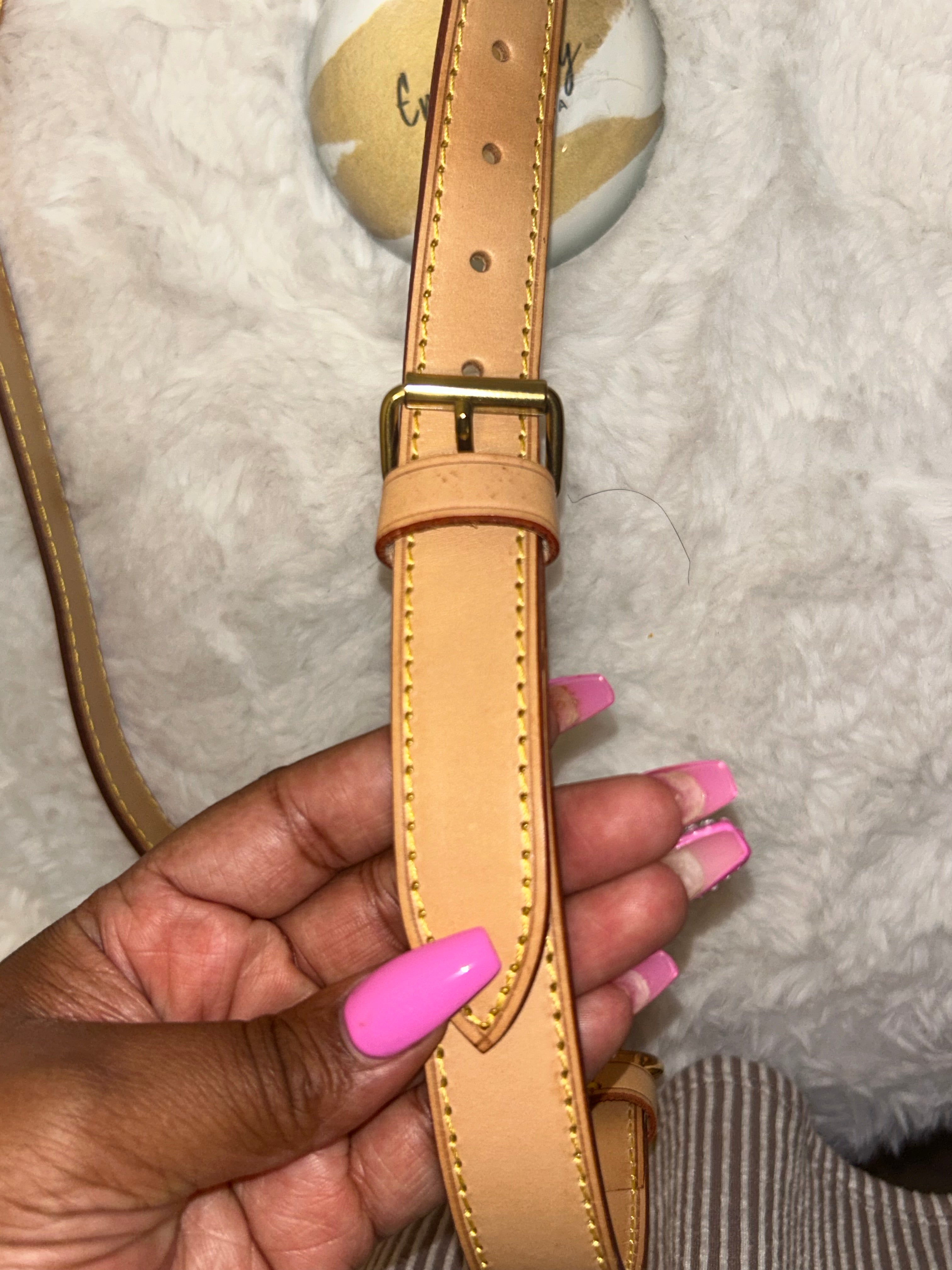 LV Vachetta Bando Adjustable Strap