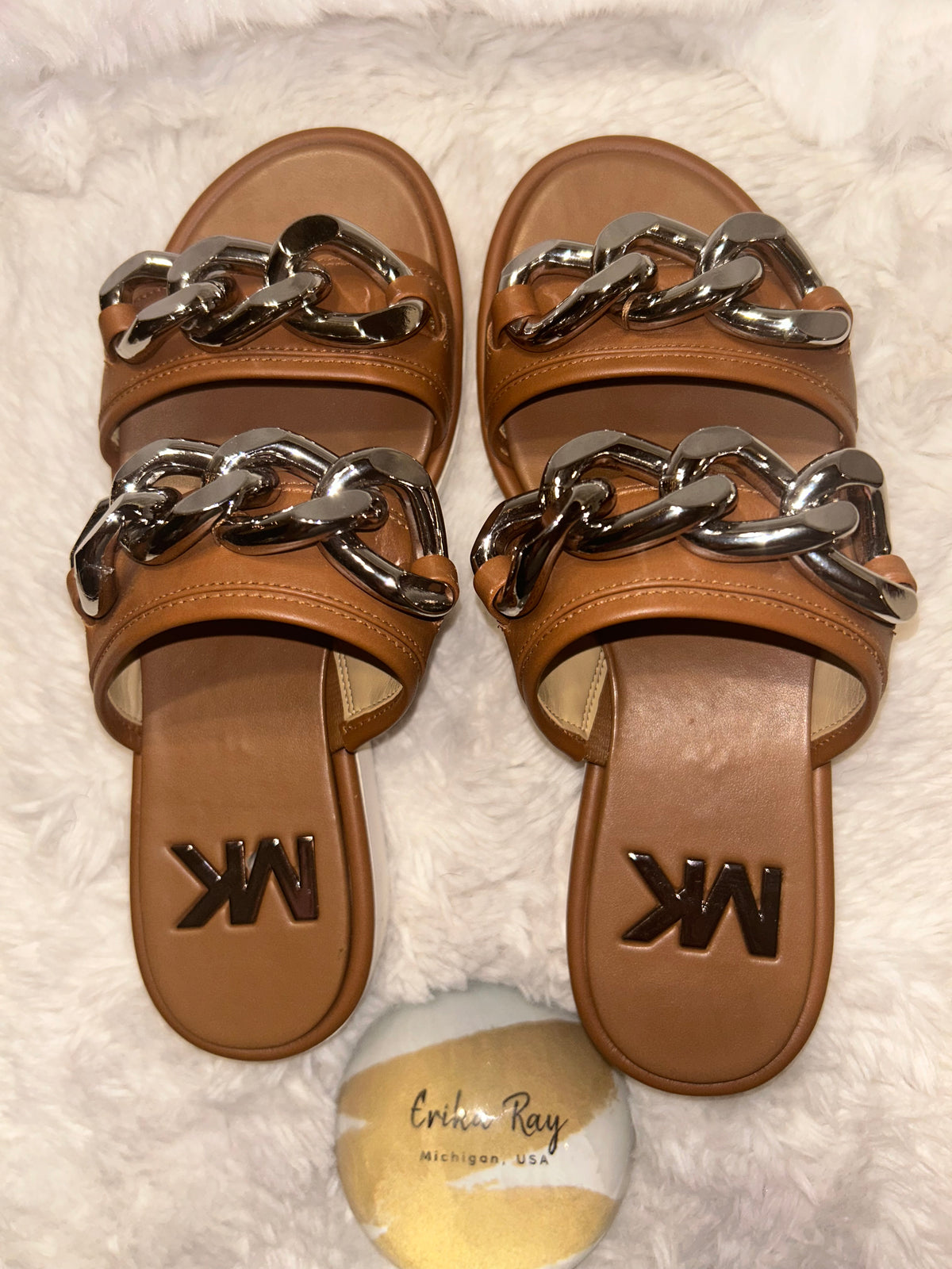 Michael Kors Double Chain Sandals
