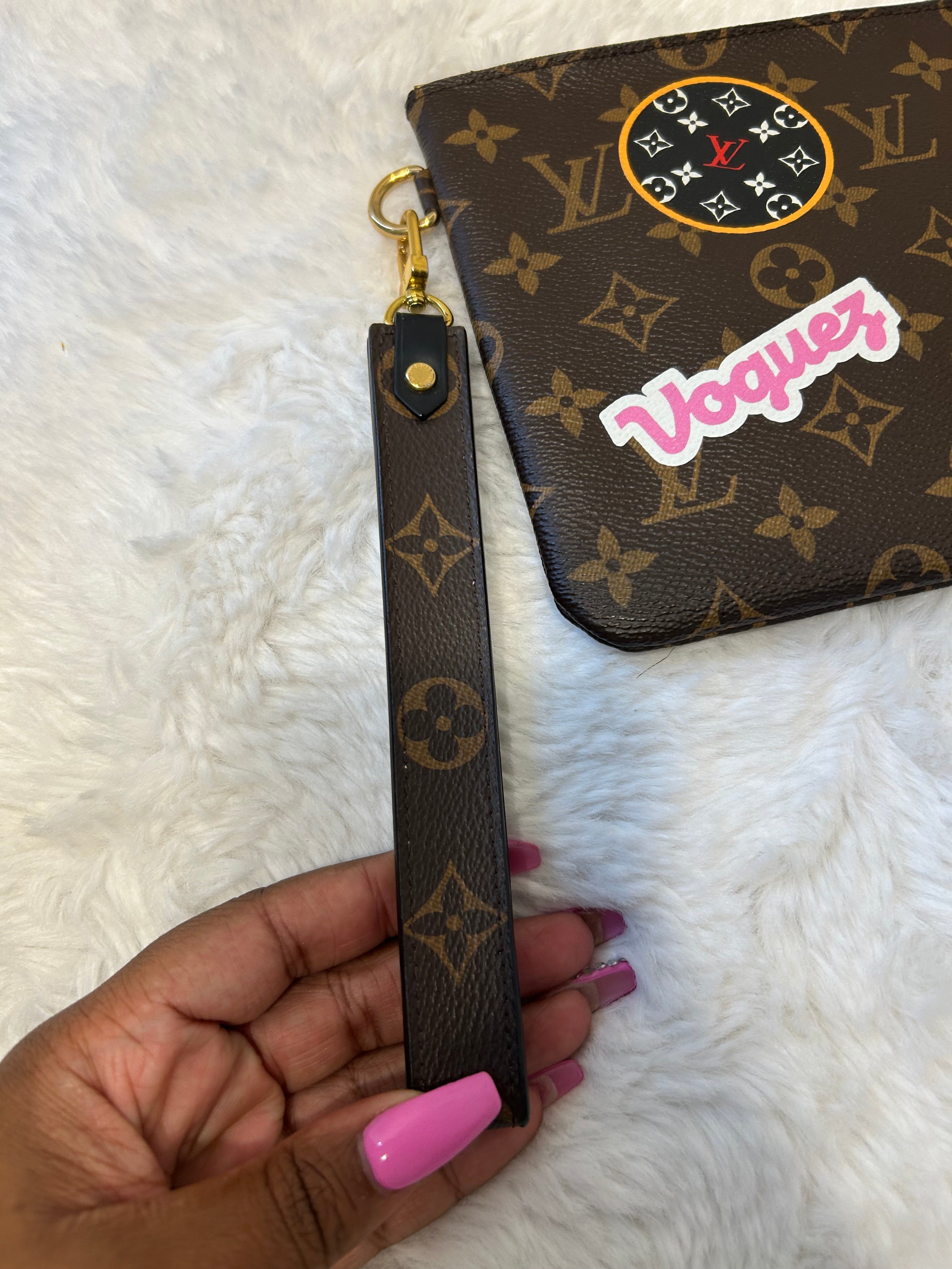 LV Limited Edition Patches Pouch/Wristlet